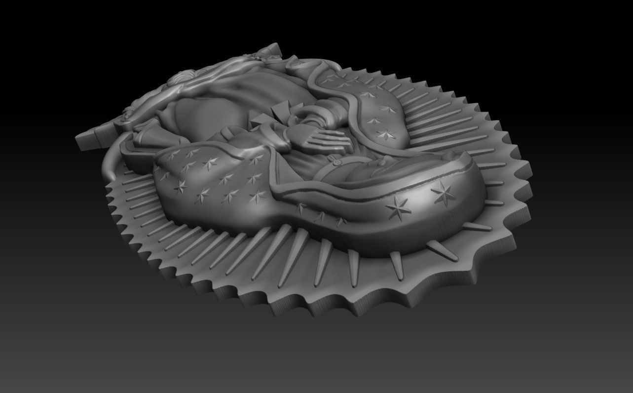 Virgin of Guadalupe 4 3D print model_11