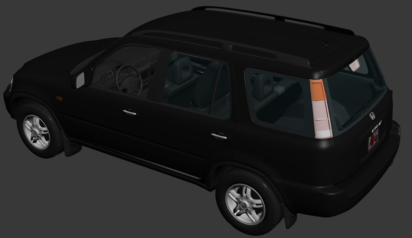 Honda CR-V JDM 2001 3D model_12