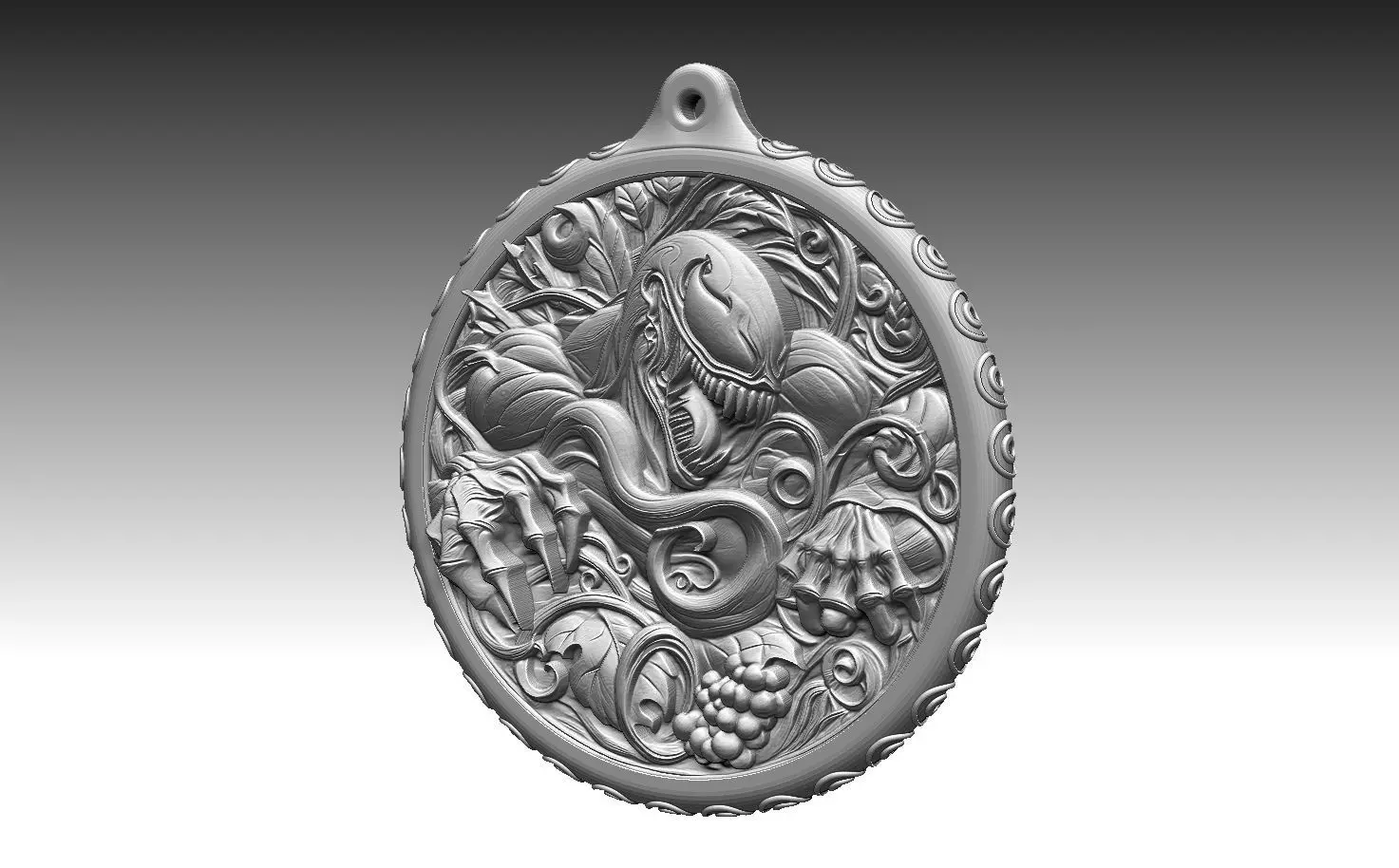 HM Venom Keychain 002 3D print model