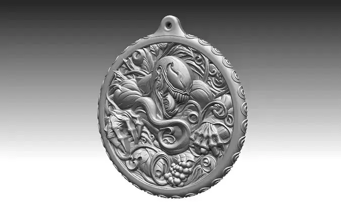 HM Venom Keychain 002 