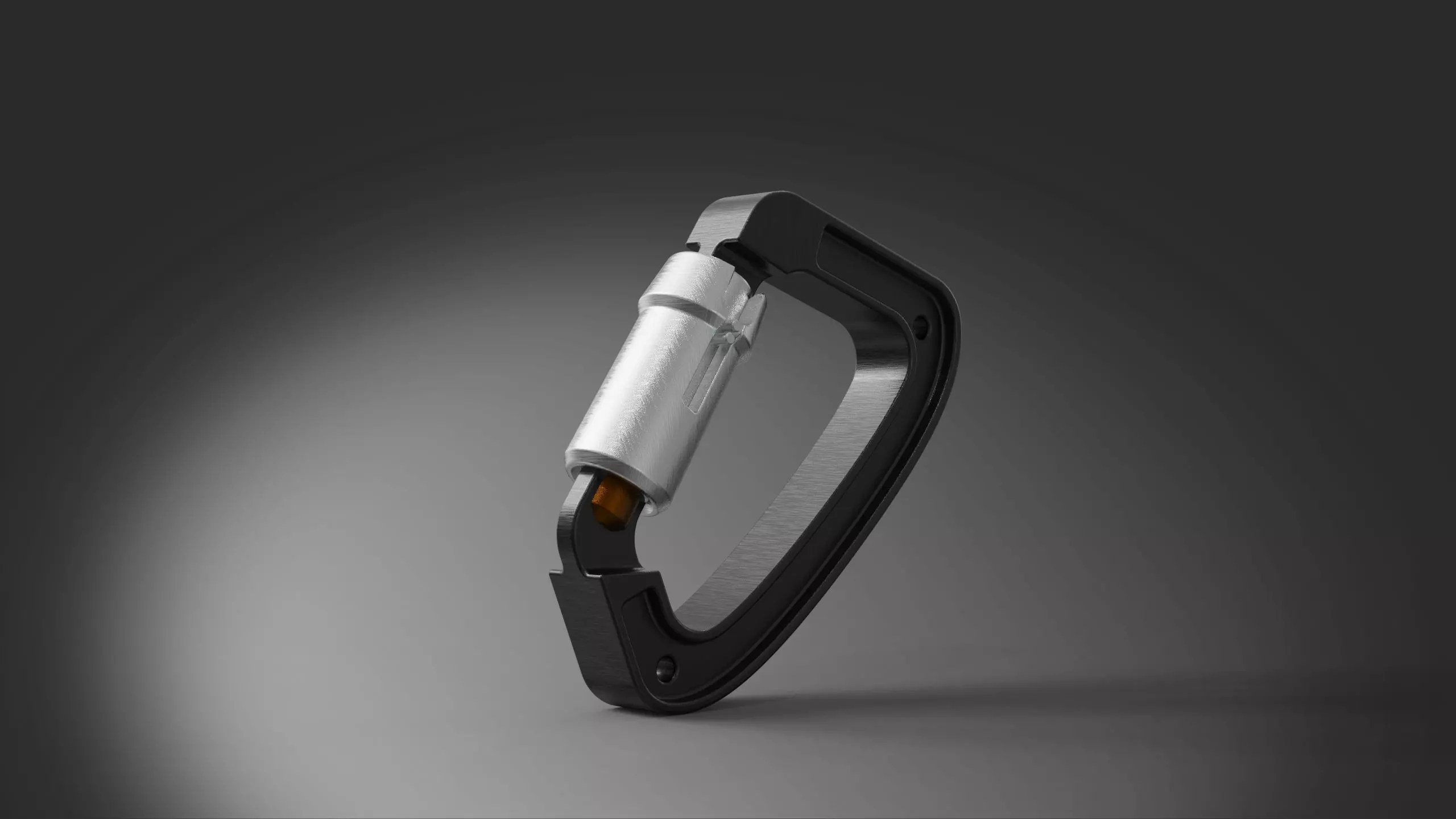 Climbing Carabiner brick 3D model_0