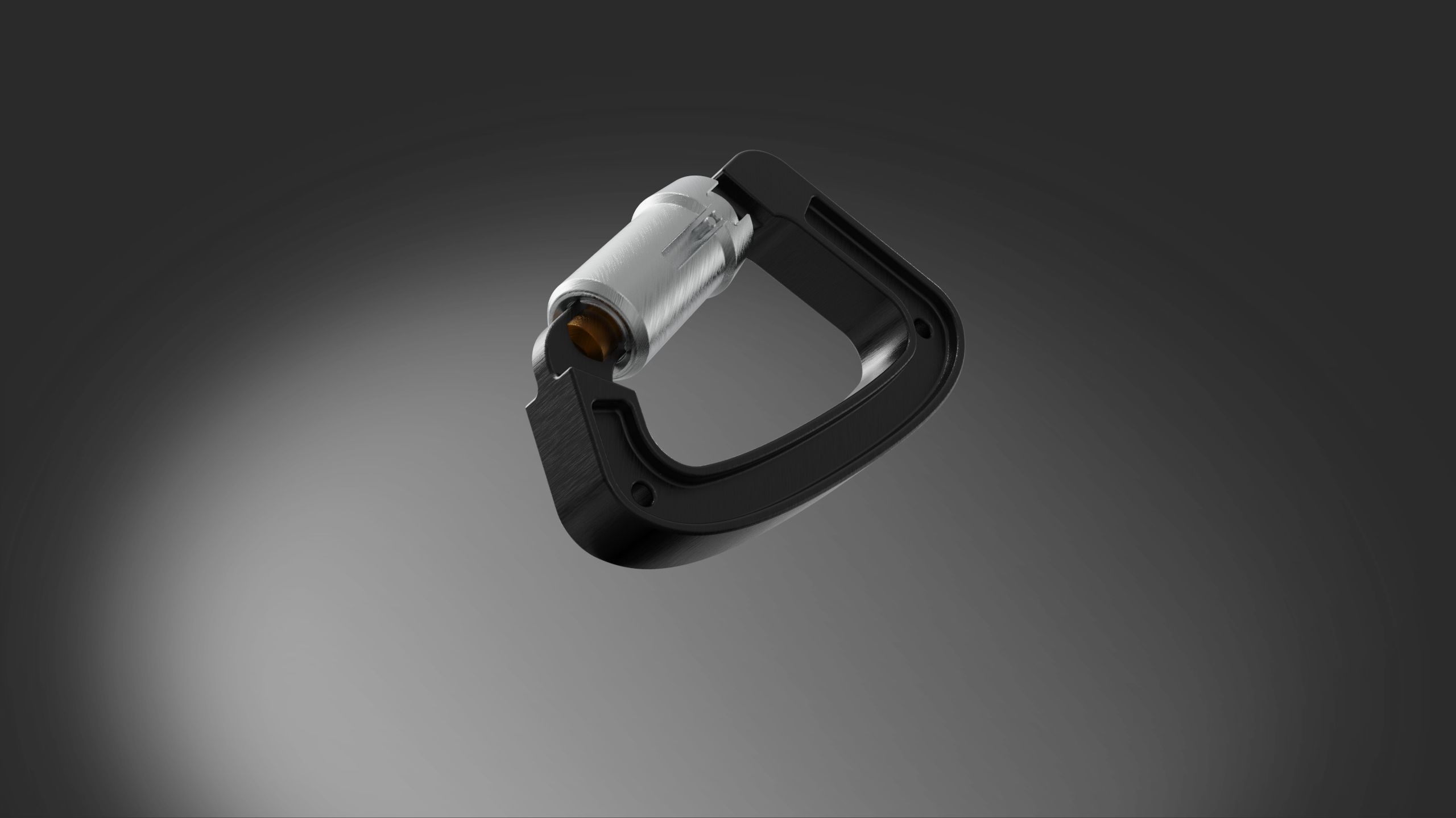 Climbing Carabiner brick 3D model_5