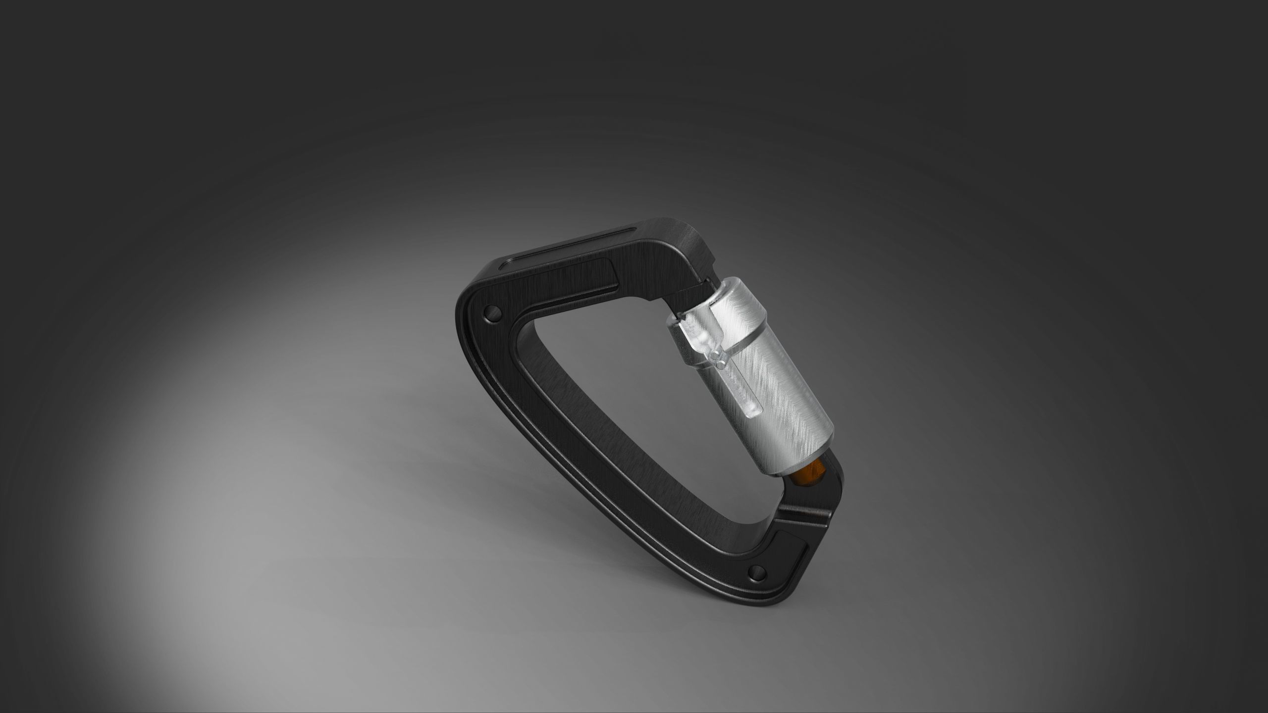 Climbing Carabiner brick 3D model_8