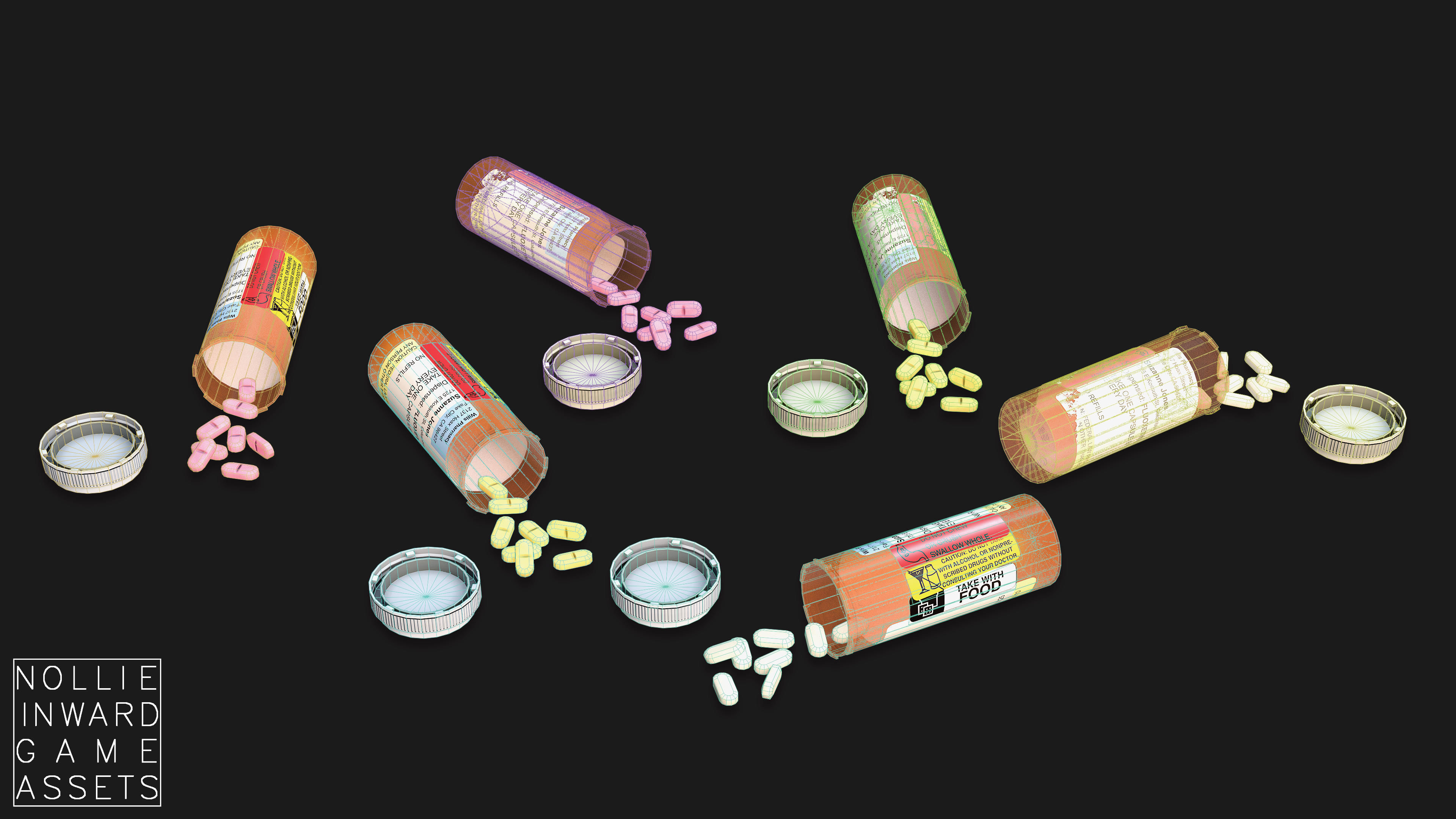 Medicine Pack - Game Ready Drawcall Optimized Low-poly 3D model_28