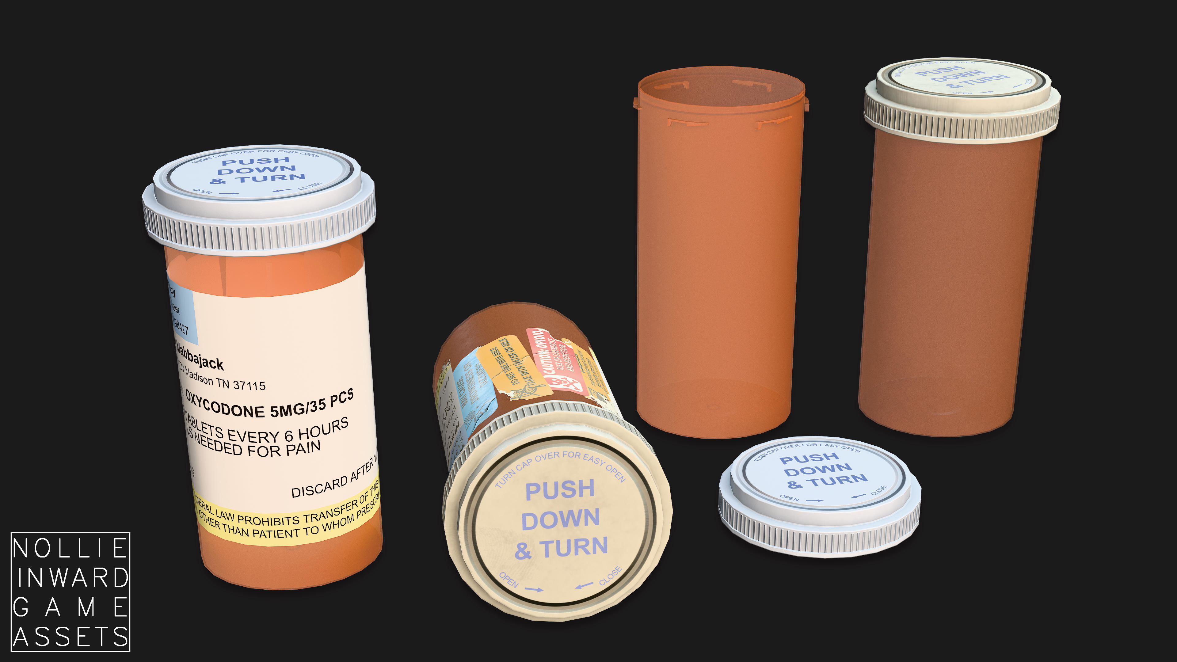Medicine Pack - Game Ready Drawcall Optimized Low-poly 3D model_25