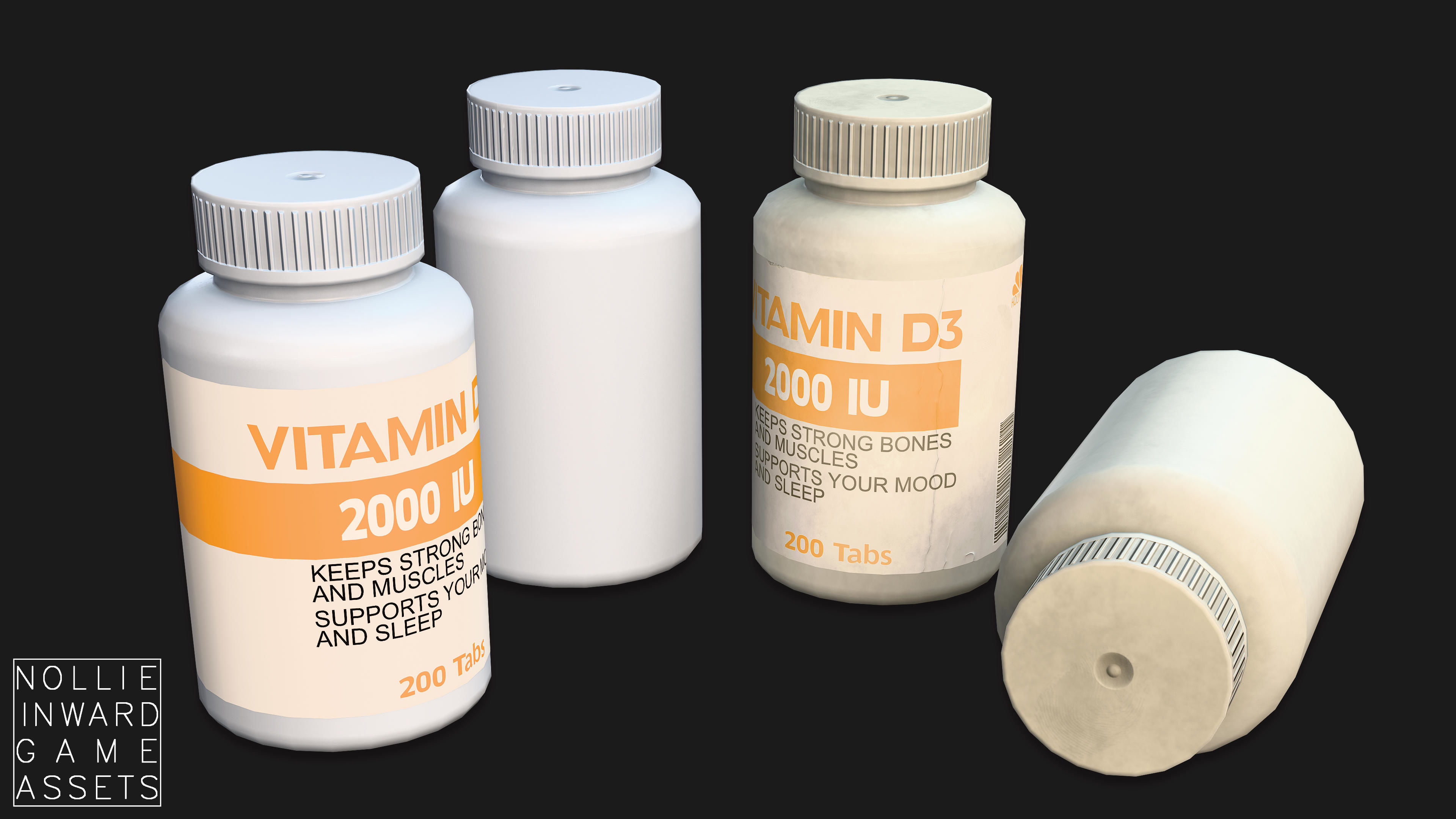 Medicine Pack - Game Ready Drawcall Optimized Low-poly 3D model_29