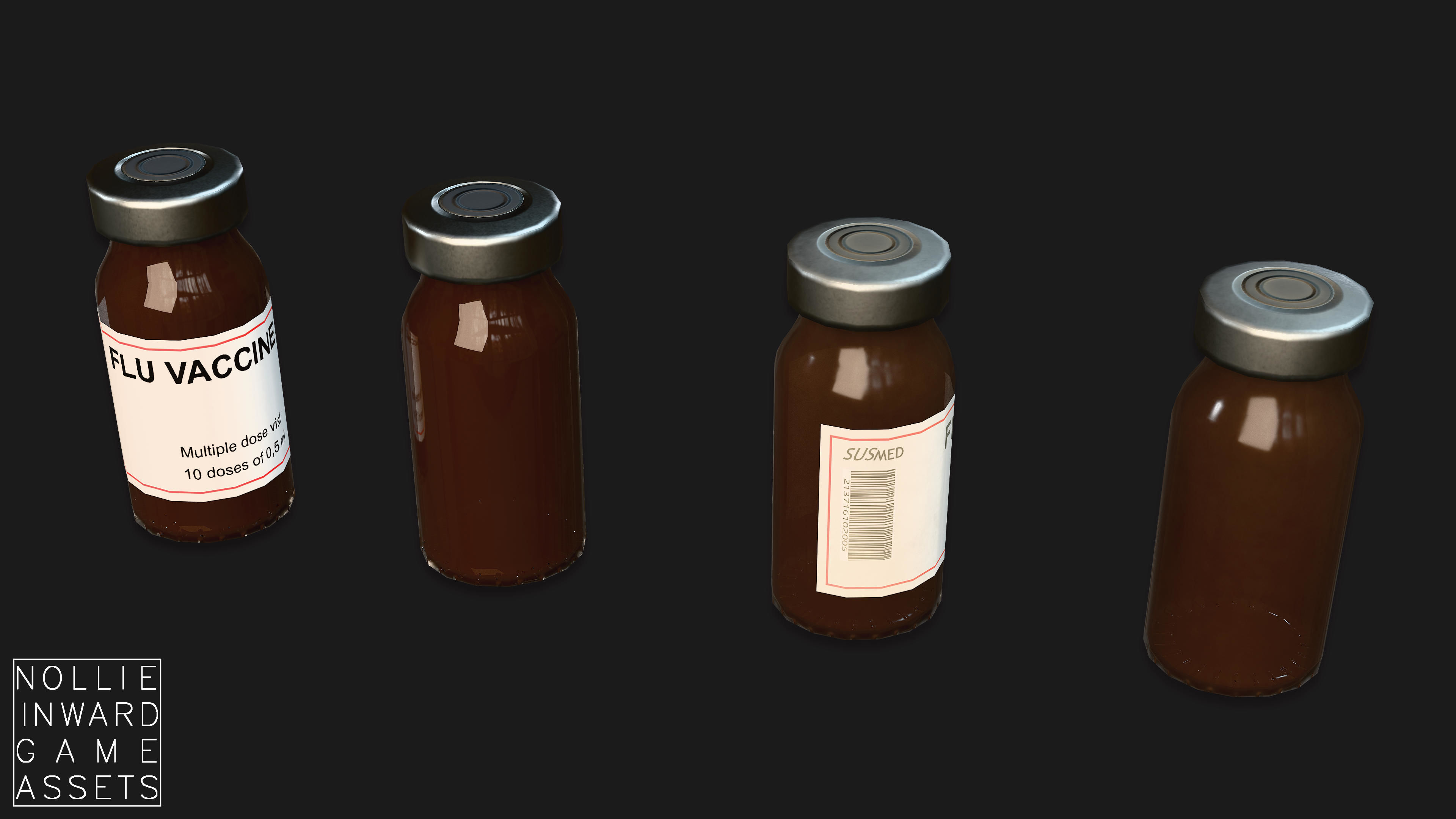 Medicine Pack - Game Ready Drawcall Optimized Low-poly 3D model_33