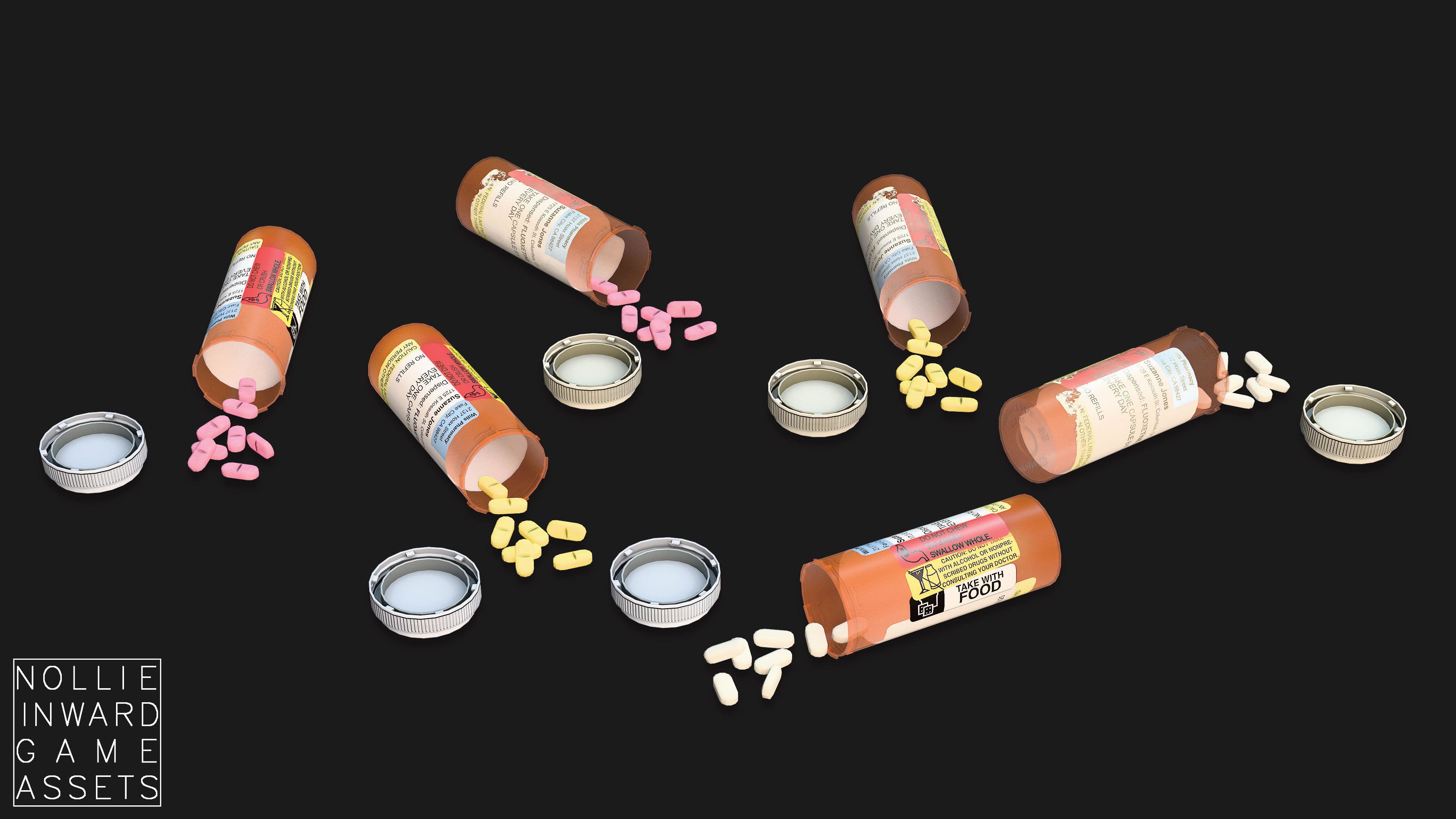 Medicine Pack - Game Ready Drawcall Optimized Low-poly 3D model_27