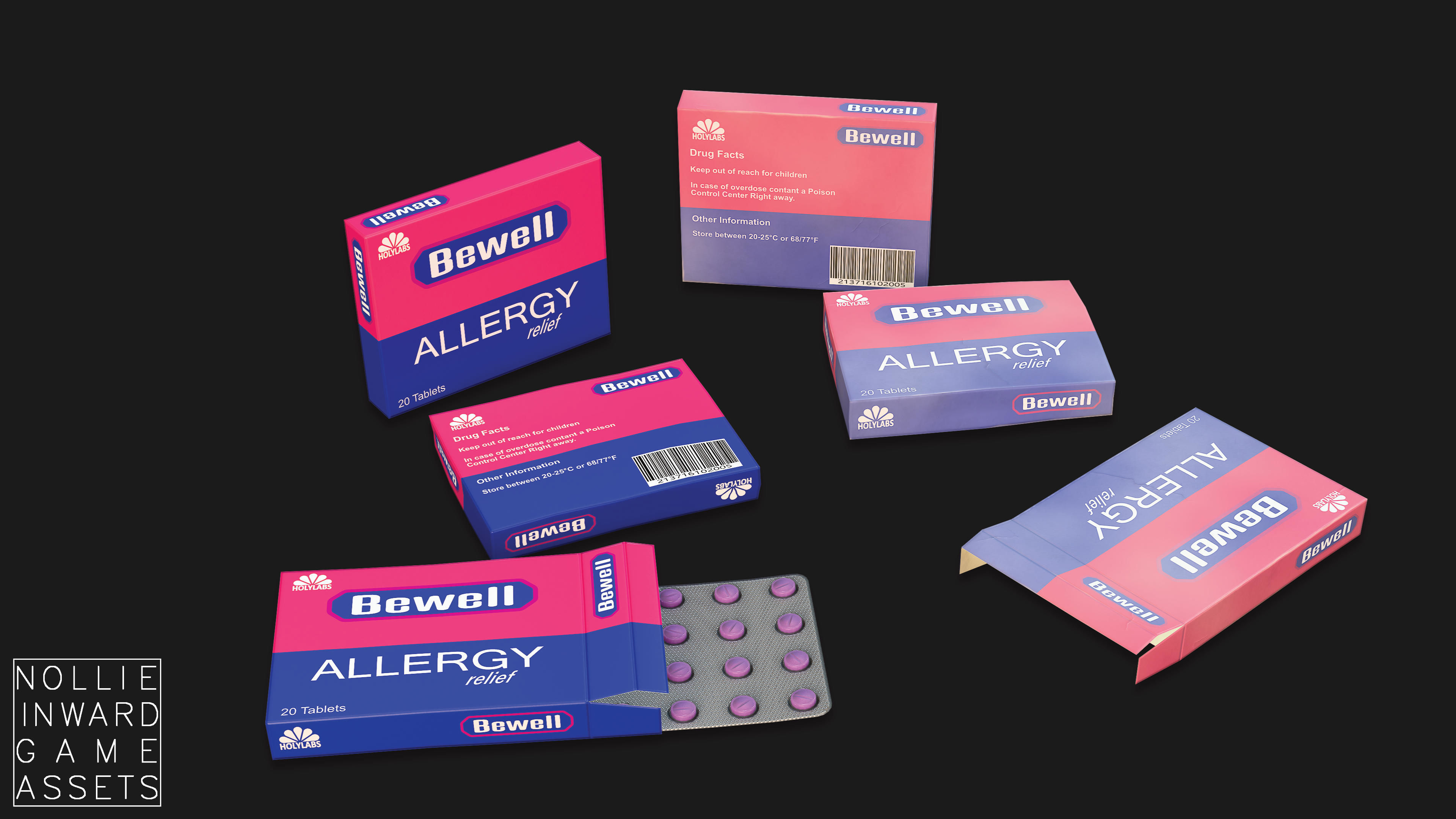 Medicine Pack - Game Ready Drawcall Optimized Low-poly 3D model_18