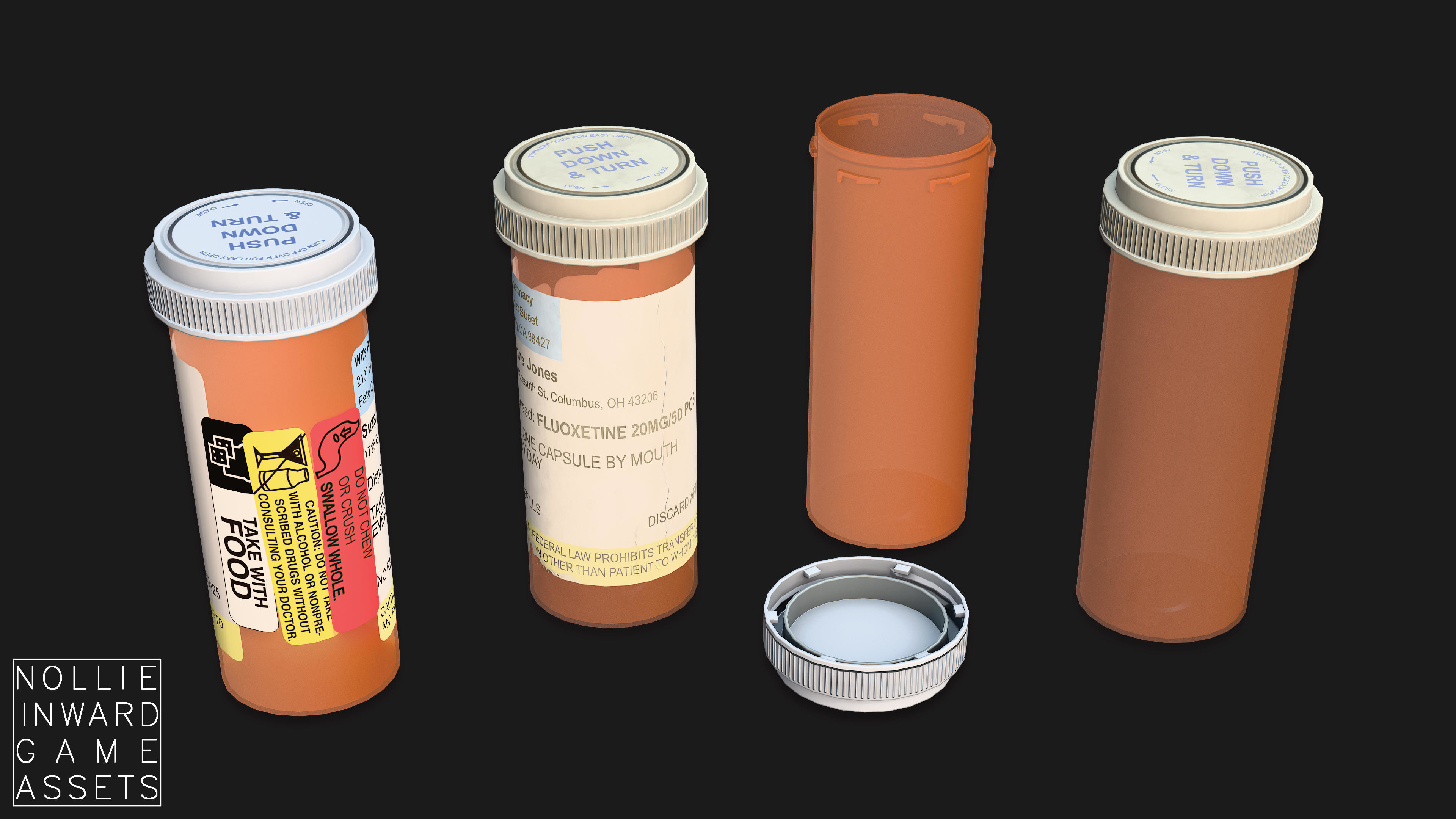 Medicine Pack - Game Ready Drawcall Optimized Low-poly 3D model_23