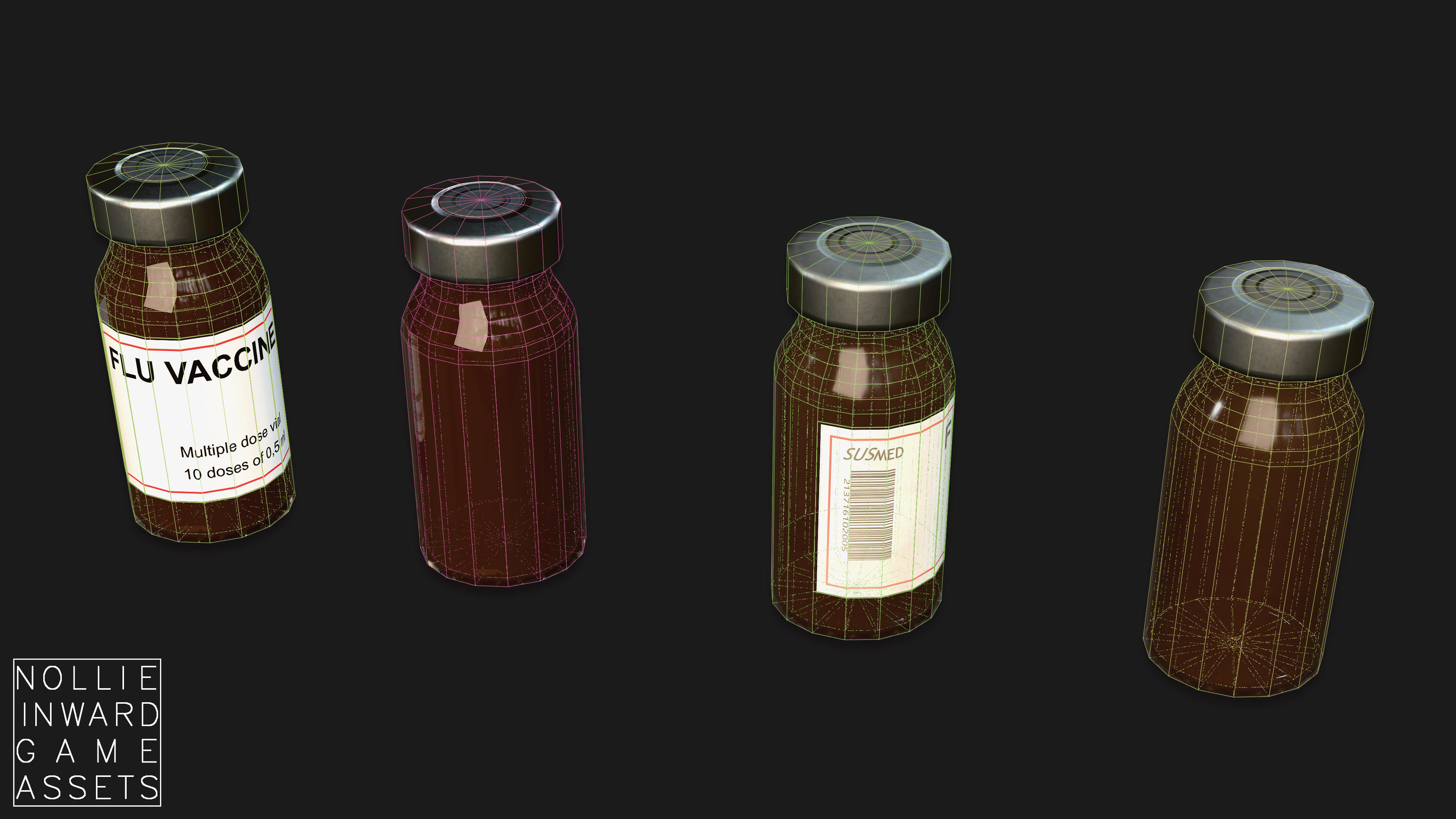 Medicine Pack - Game Ready Drawcall Optimized Low-poly 3D model_34
