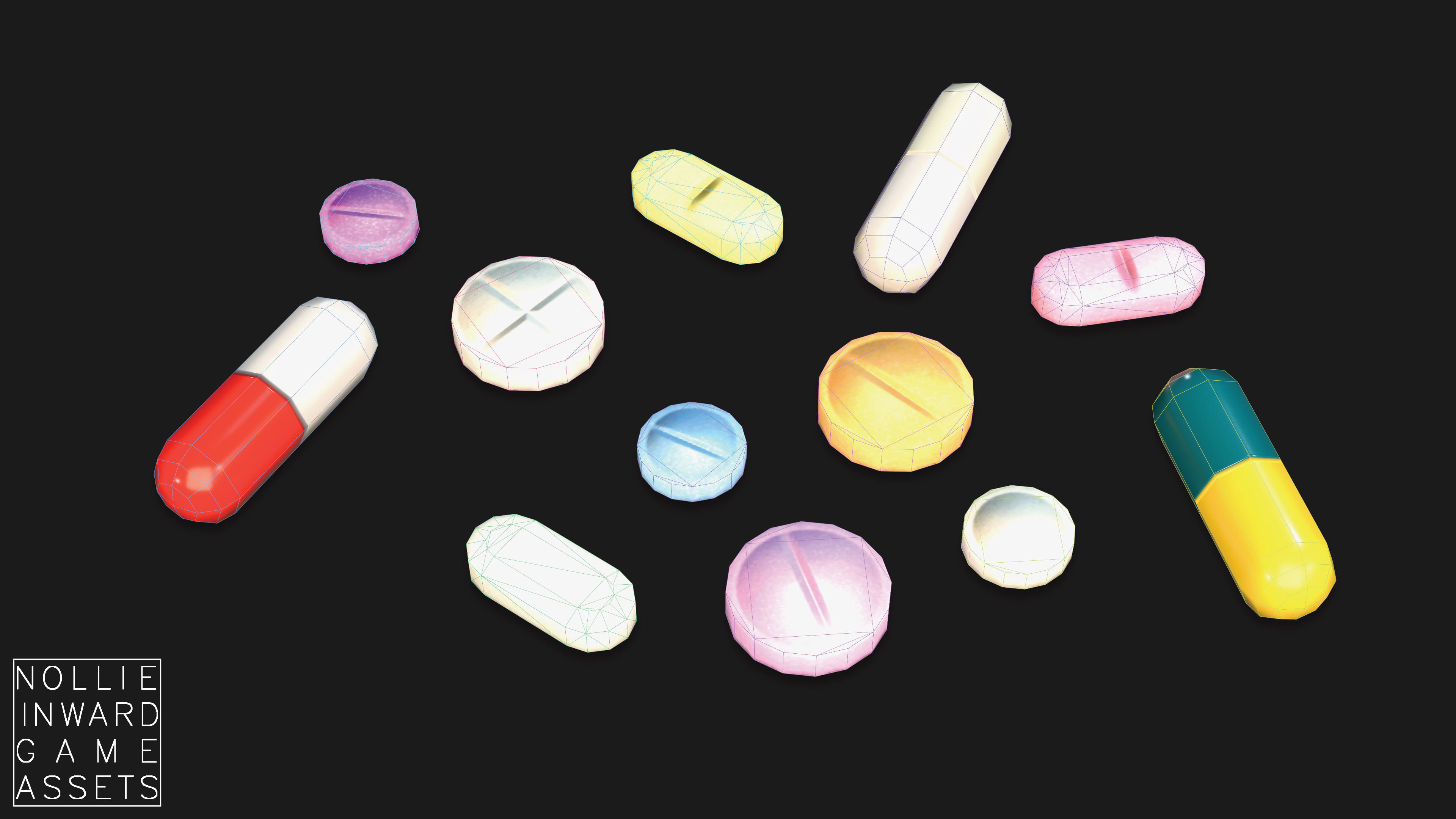 Medicine Pack - Game Ready Drawcall Optimized Low-poly 3D model_48