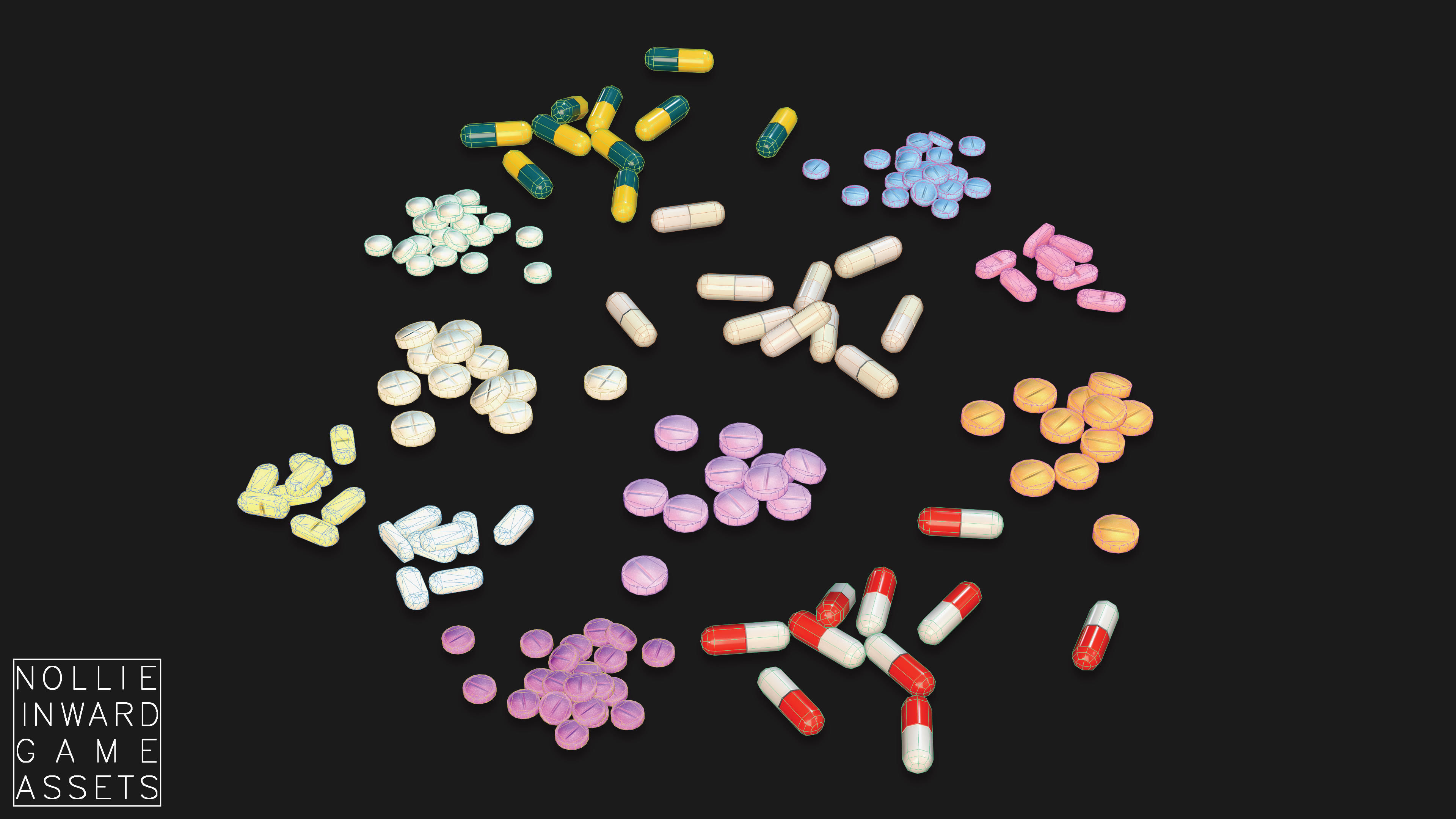 Medicine Pack - Game Ready Drawcall Optimized Low-poly 3D model_50