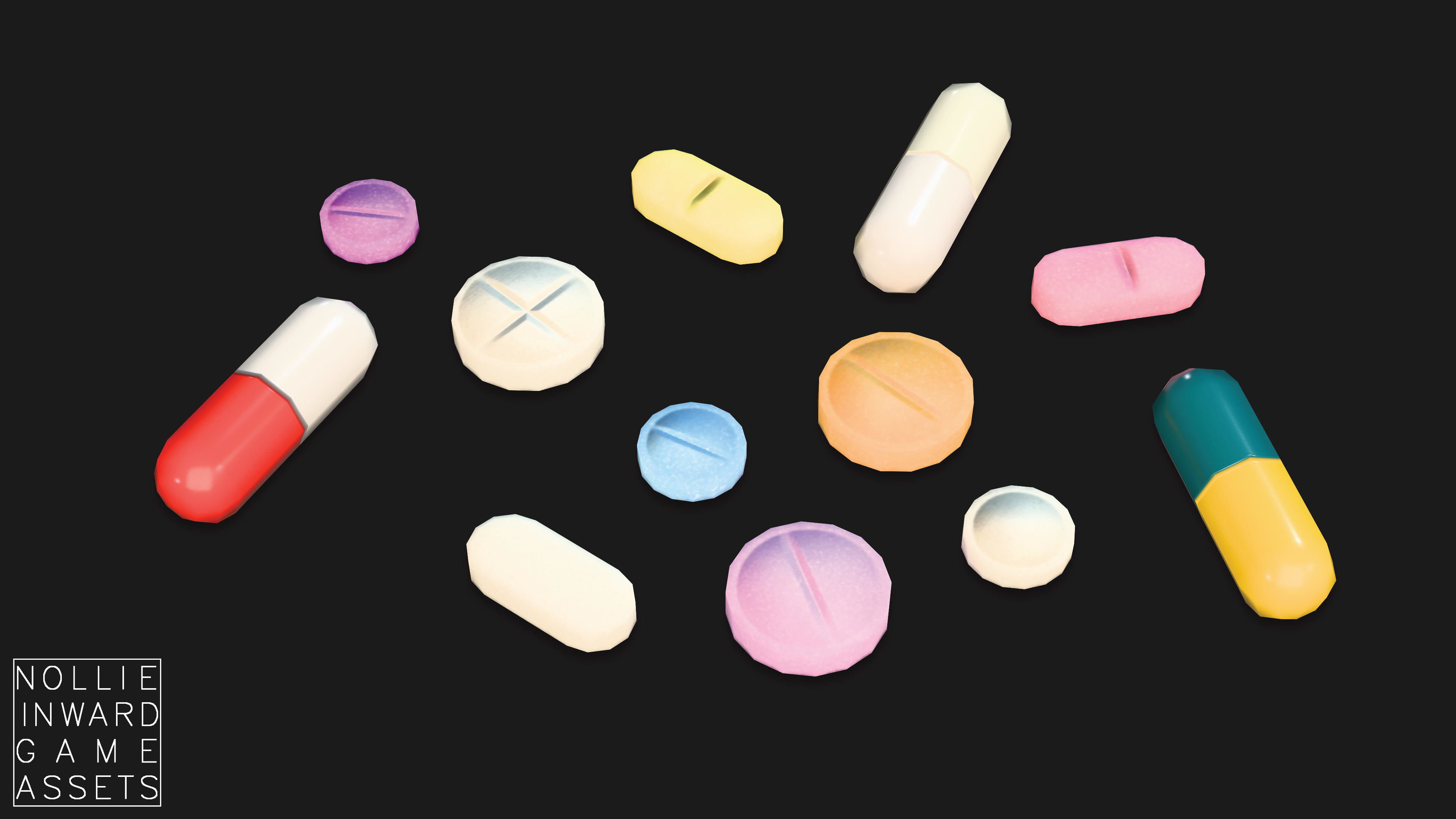 Medicine Pack - Game Ready Drawcall Optimized Low-poly 3D model_47