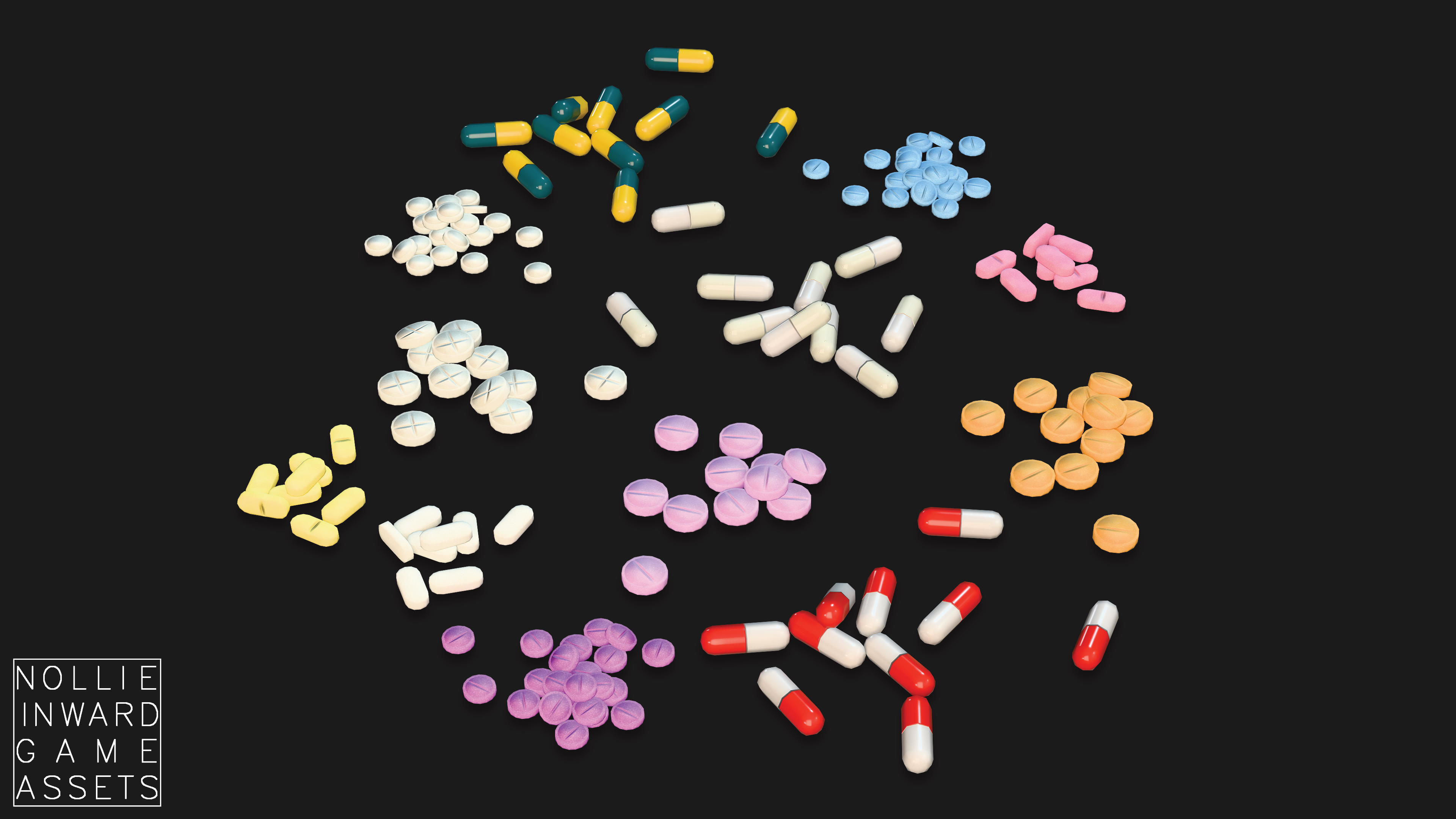 Medicine Pack - Game Ready Drawcall Optimized Low-poly 3D model_49