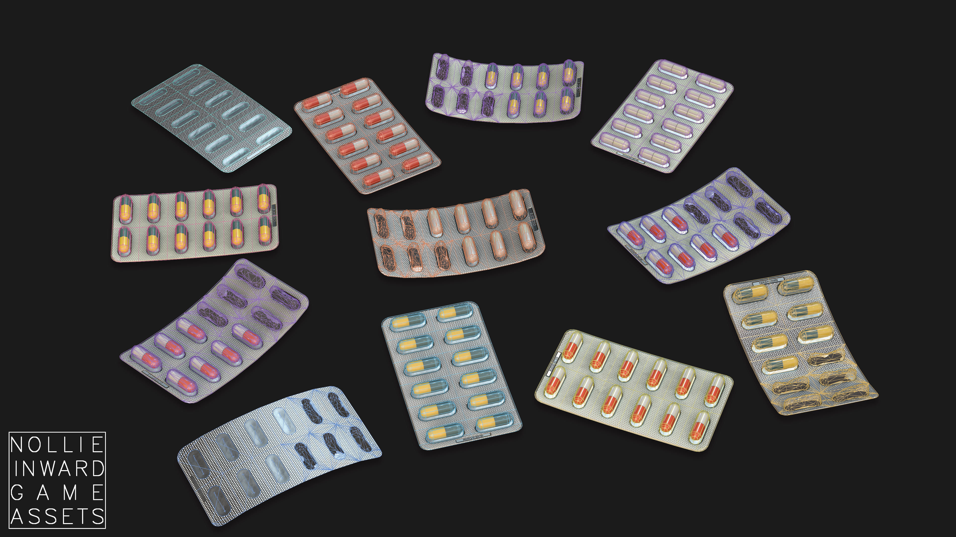 Medicine Pack - Game Ready Drawcall Optimized Low-poly 3D model_44