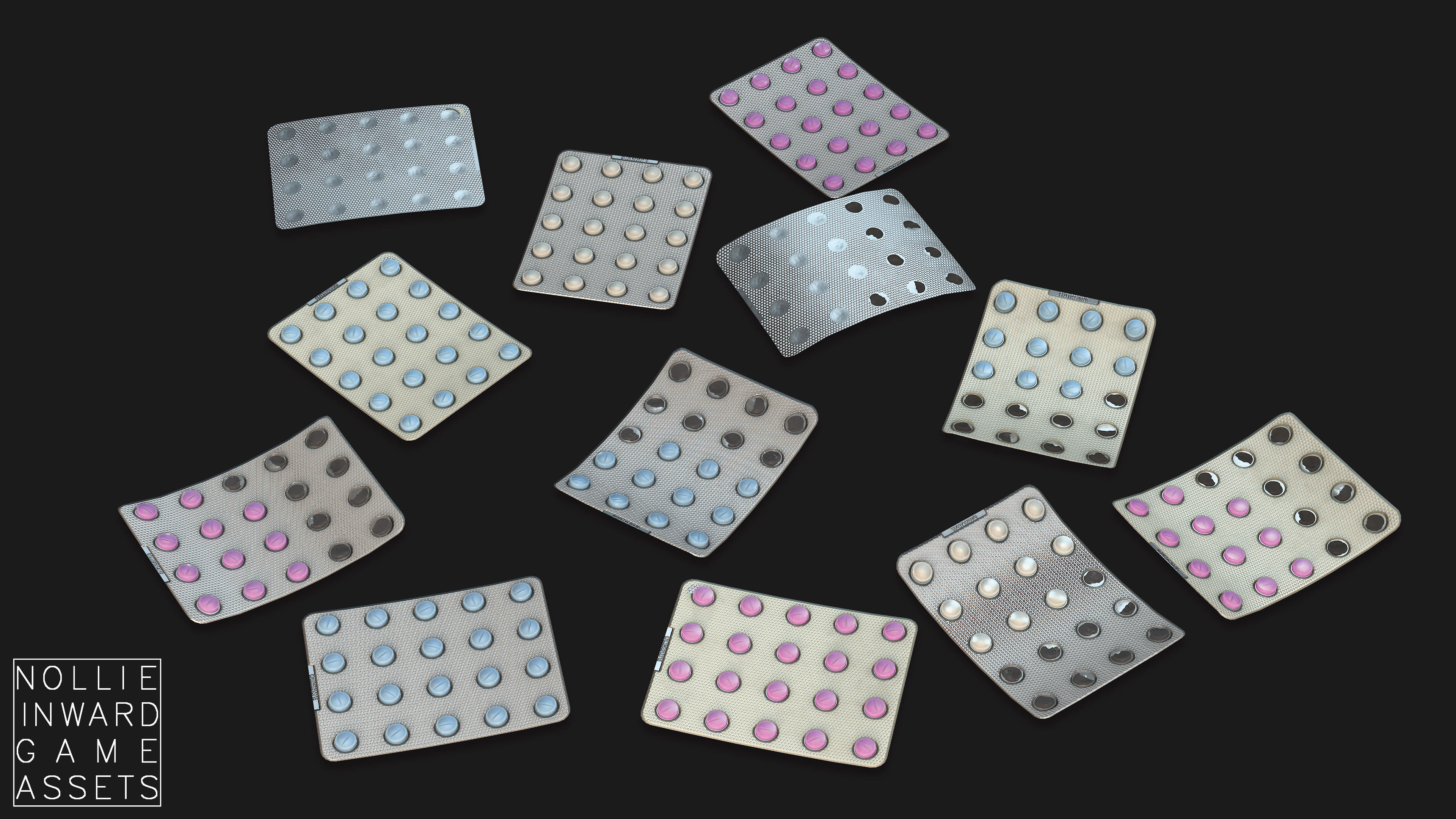 Medicine Pack - Game Ready Drawcall Optimized Low-poly 3D model_45