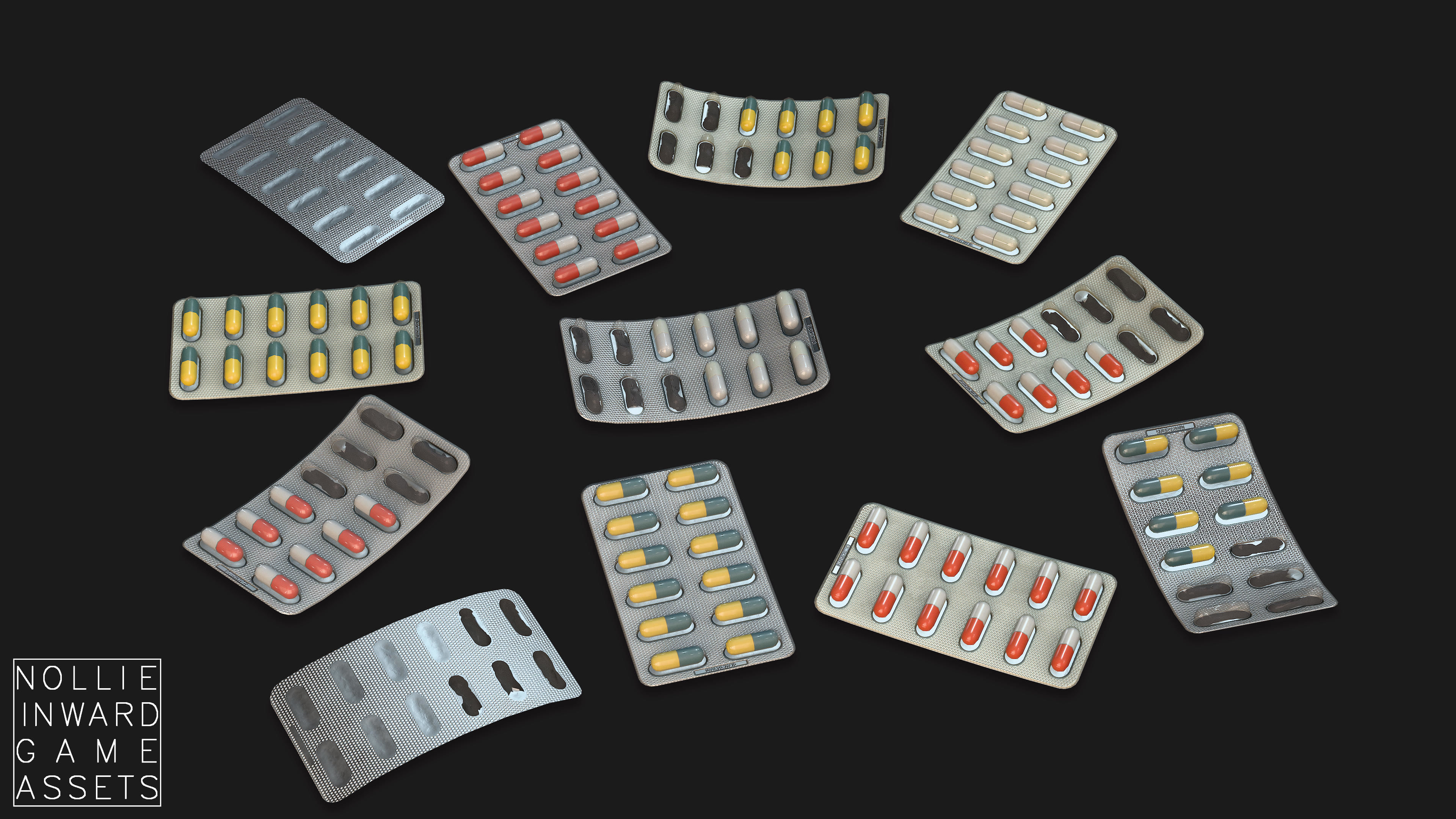 Medicine Pack - Game Ready Drawcall Optimized Low-poly 3D model_43