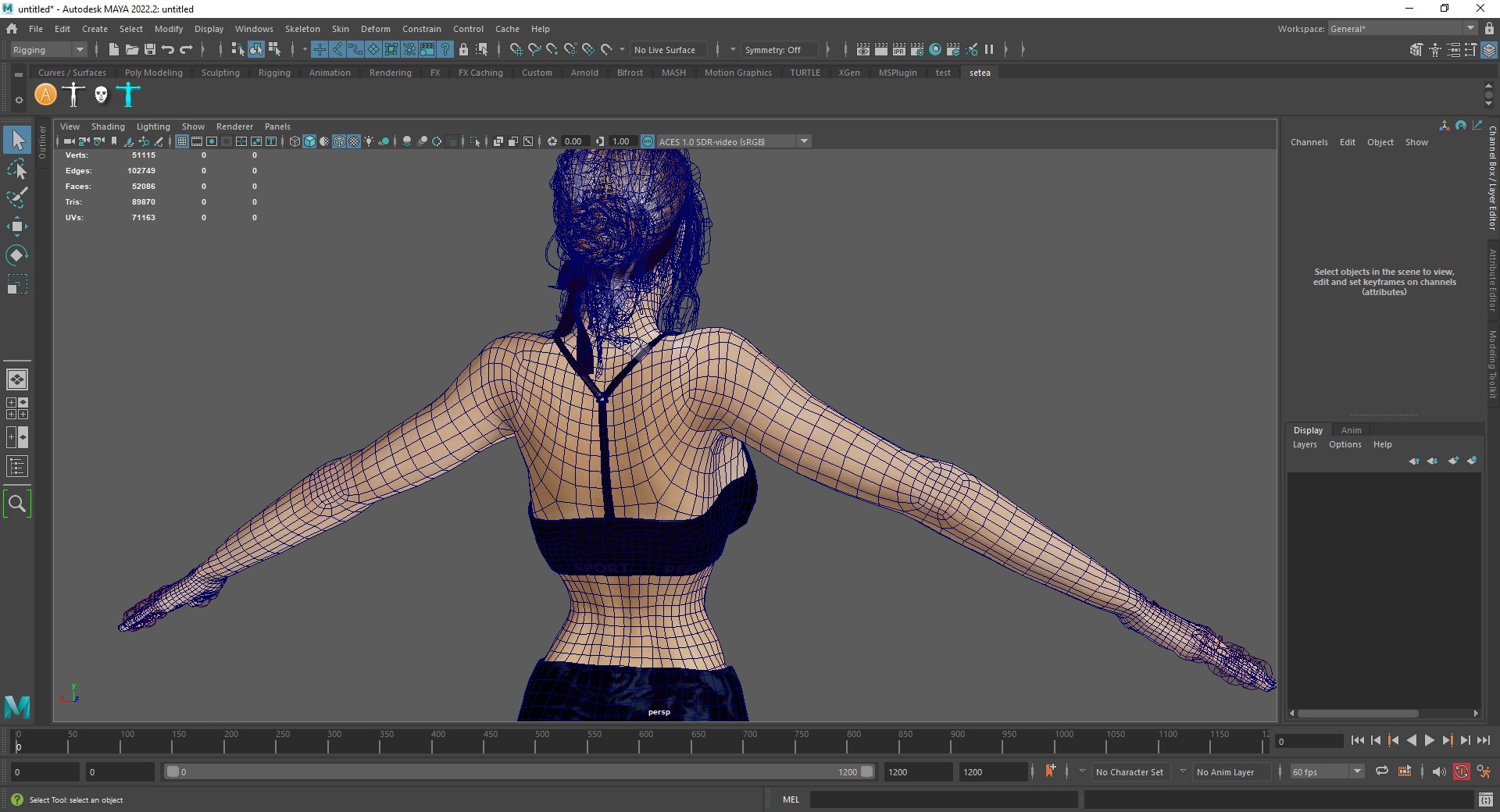Realistic Female Athlete in Sportswear Maya Ready Low-poly 3D model_6