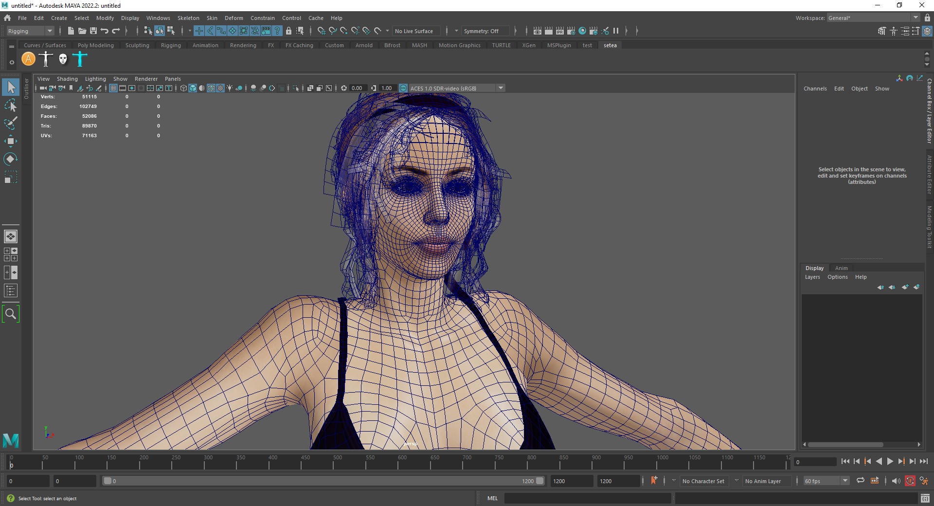 Realistic Female Athlete in Sportswear Maya Ready Low-poly 3D model_7