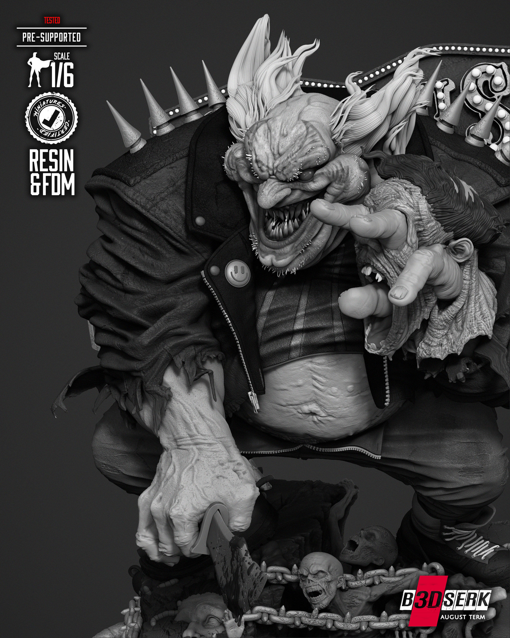 B3DSERK Violator Sculpture 3D print model_19