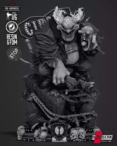 B3DSERK Violator Sculpture 3D print model