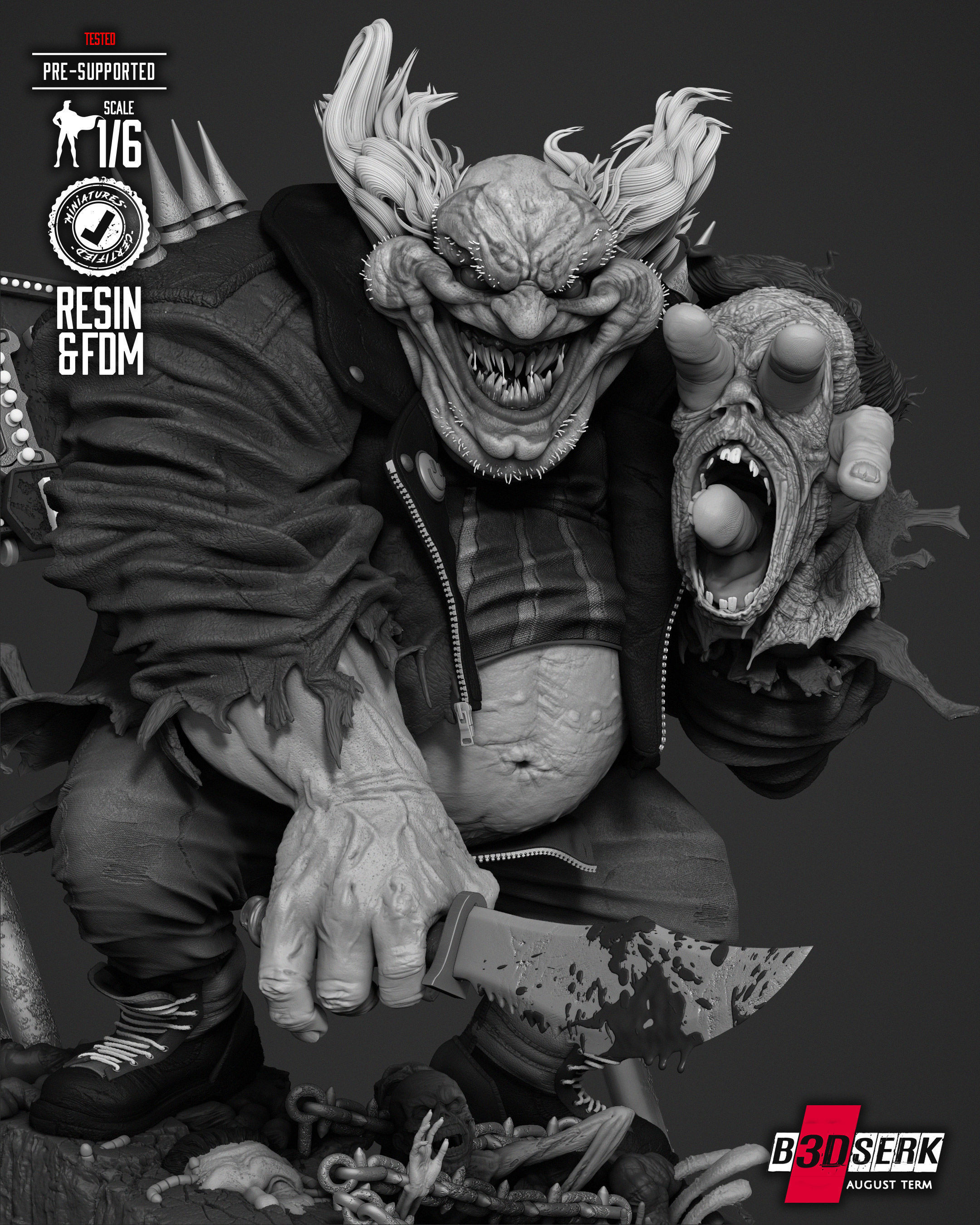 B3DSERK Violator Sculpture 3D print model_15