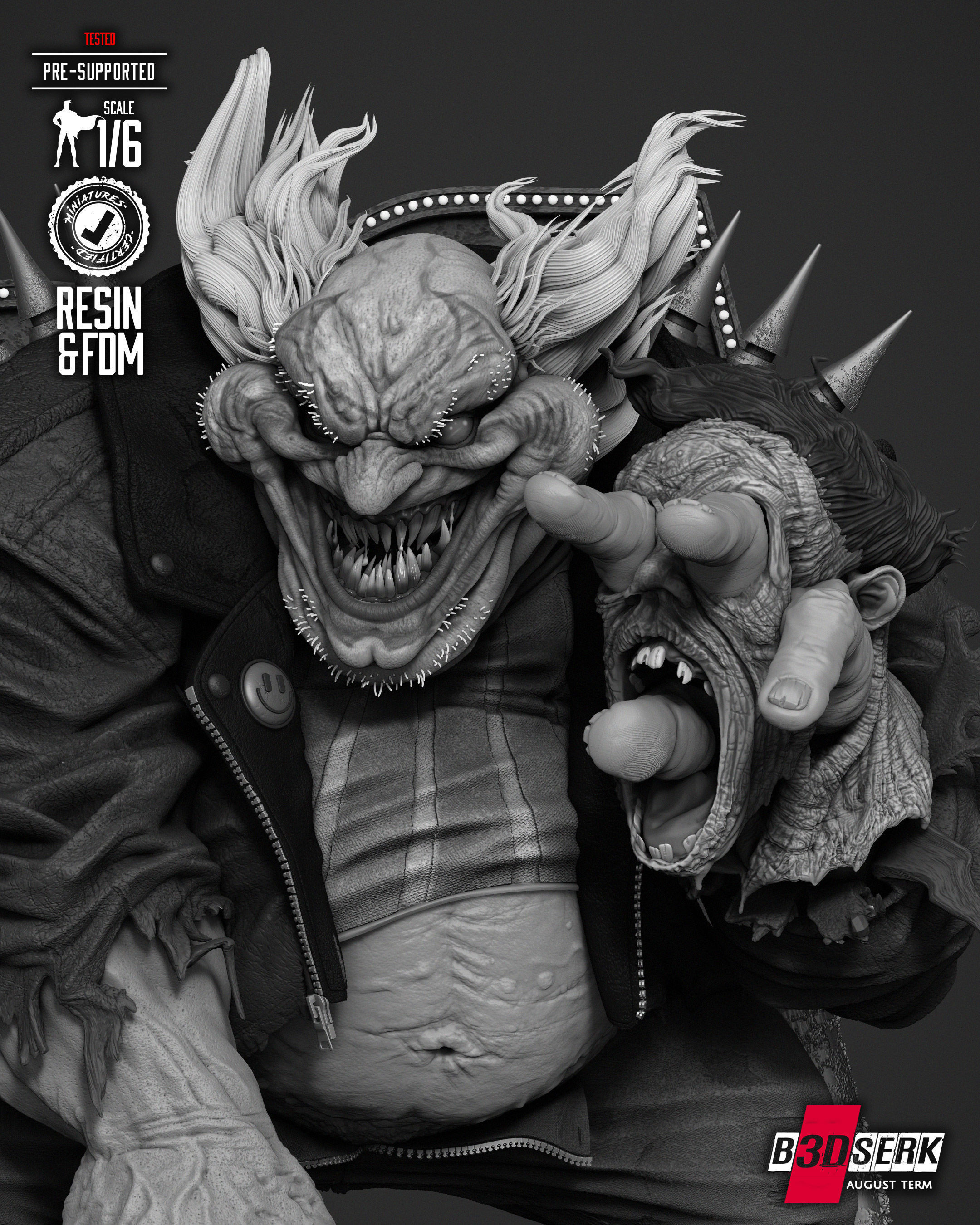 B3DSERK Violator Sculpture 3D print model_26