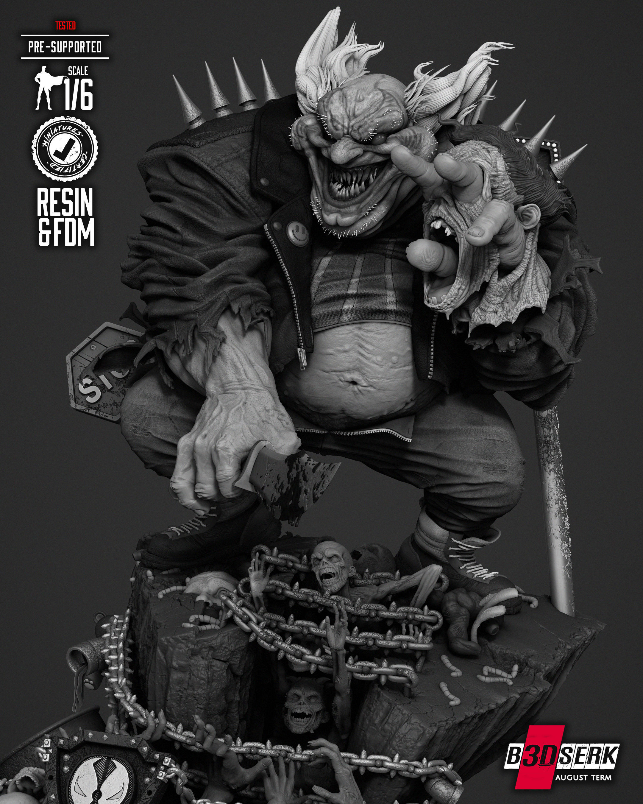 B3DSERK Violator Sculpture 3D print model_35