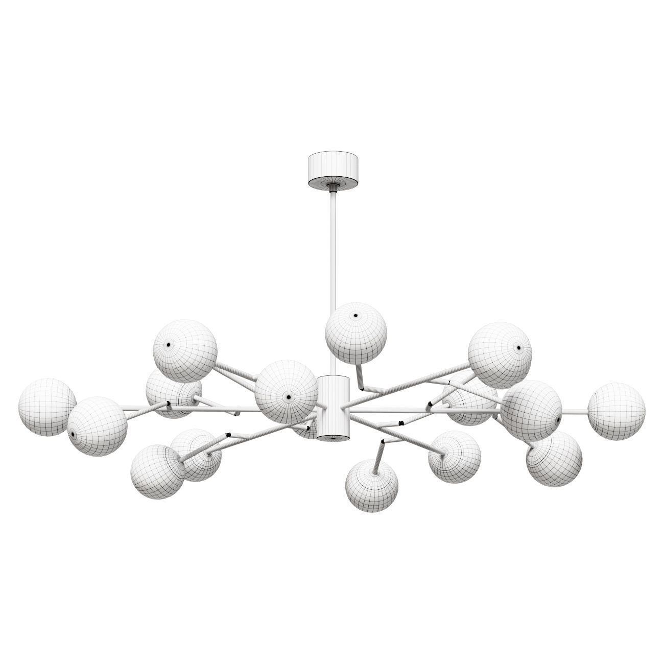 DALLAS MEDIUM CHANDELIER 89981 3D model_1
