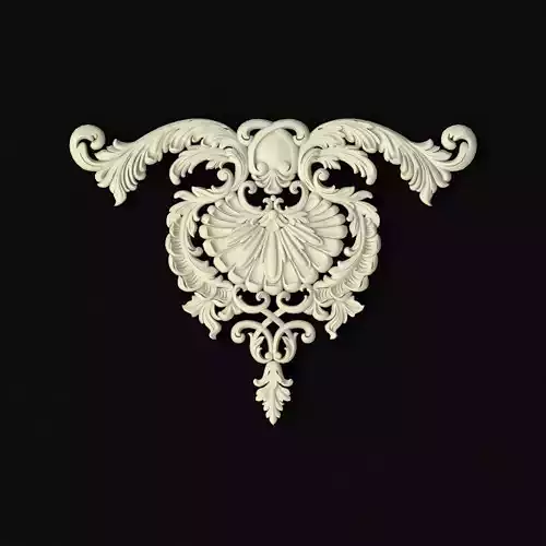 Central decor ornament for furniture