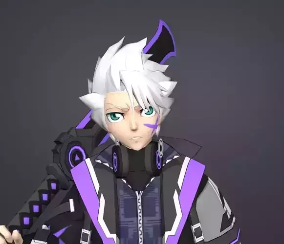 toshiro hitsugaya 3D model