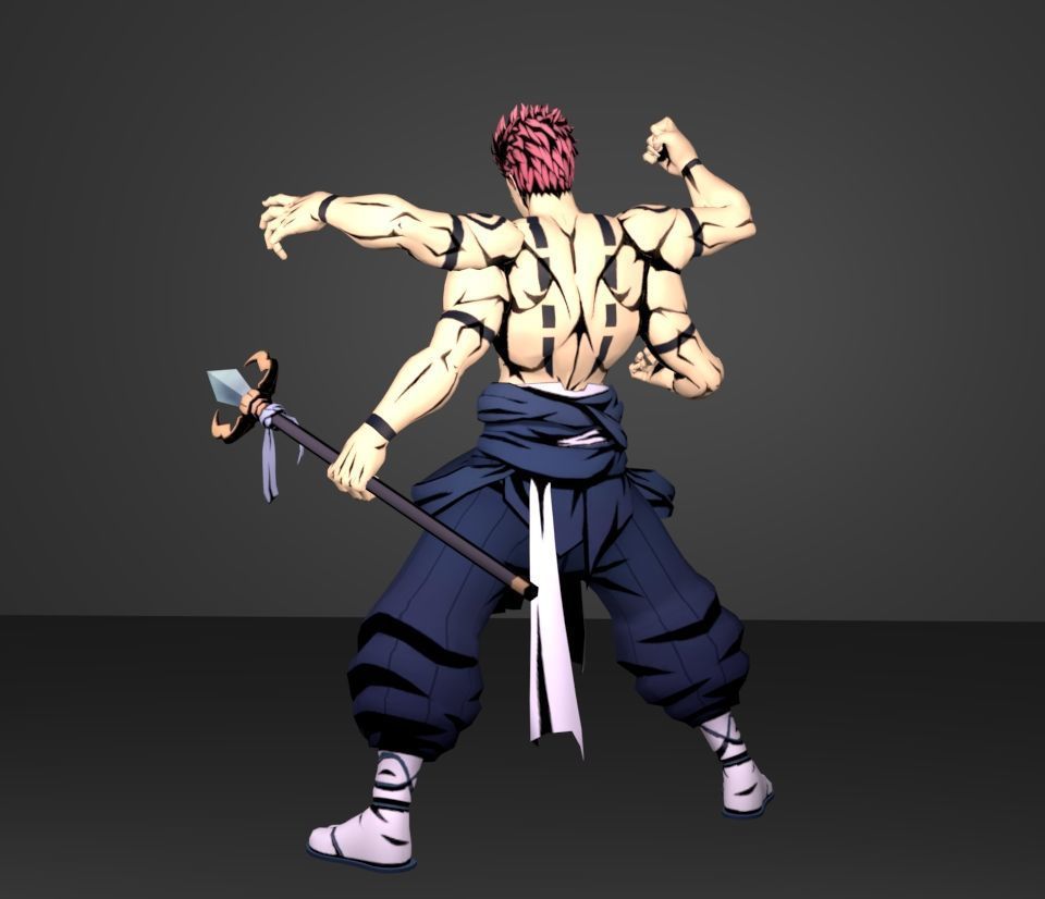 sukuna final form 3D model_4