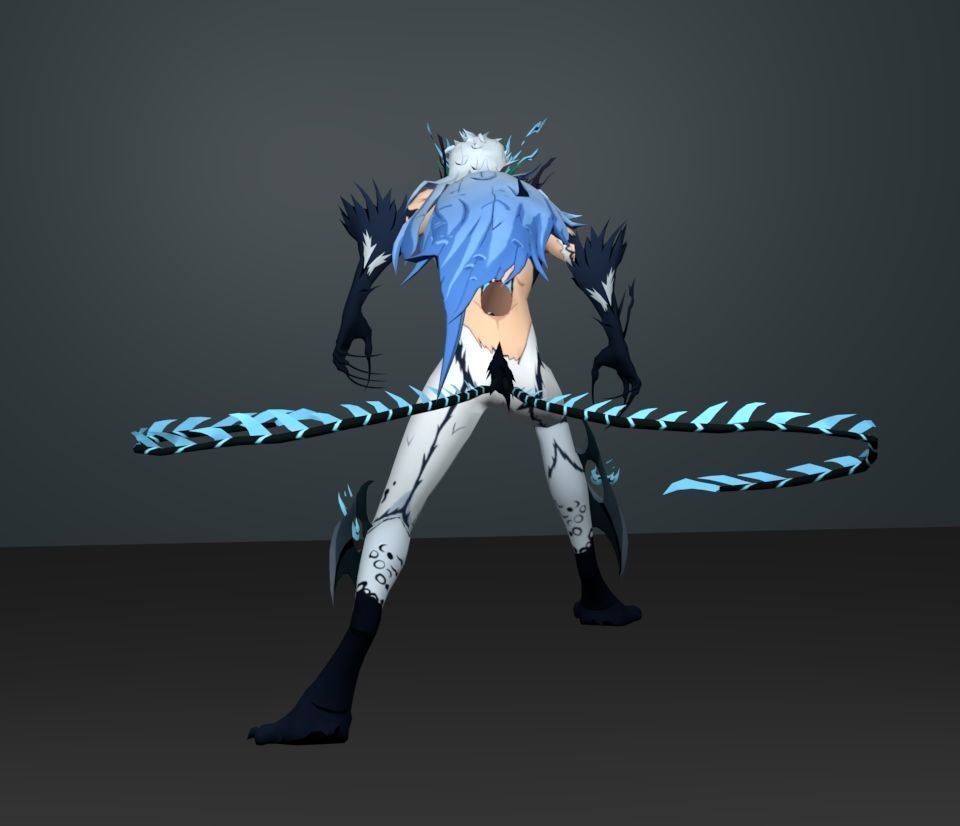 grimmjow 3D model_4