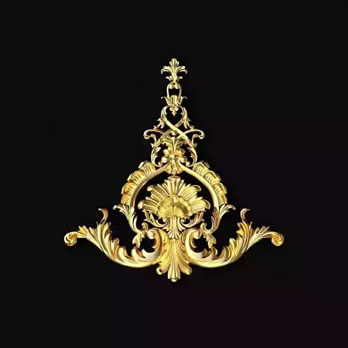 Central decor ornament for furniture