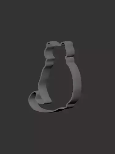 Cat Cookie Cutter - Cookie Cutter Stl - Cat 