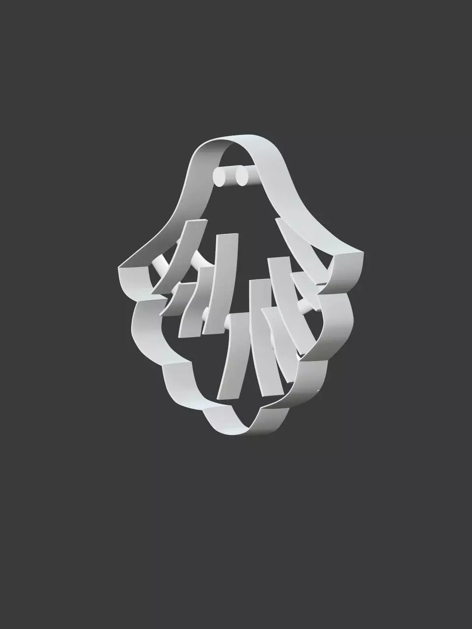 Ghost Cookie Cutter - Cookie Cutter - Cute Ghost Cookie Cutter 3D print model_0