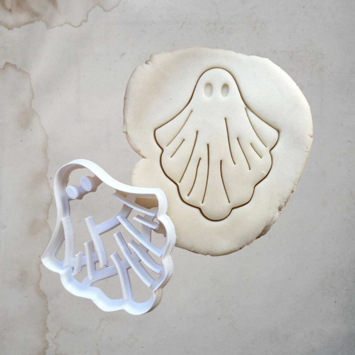 Ghost Cookie Cutter - Cookie Cutter - Cute Ghost Cookie Cutter 3D print model_3