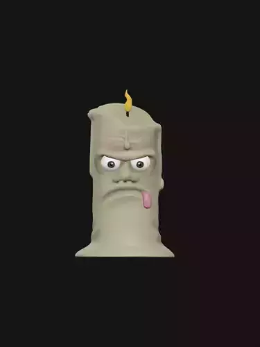 Funny Candle Decor - Candle Stl - Comic Candle 