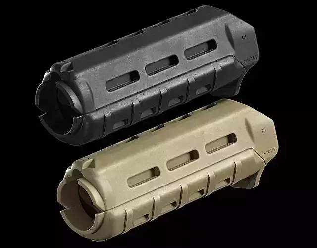 Magpul MOE M-Lok Handguard Low-poly 3D model