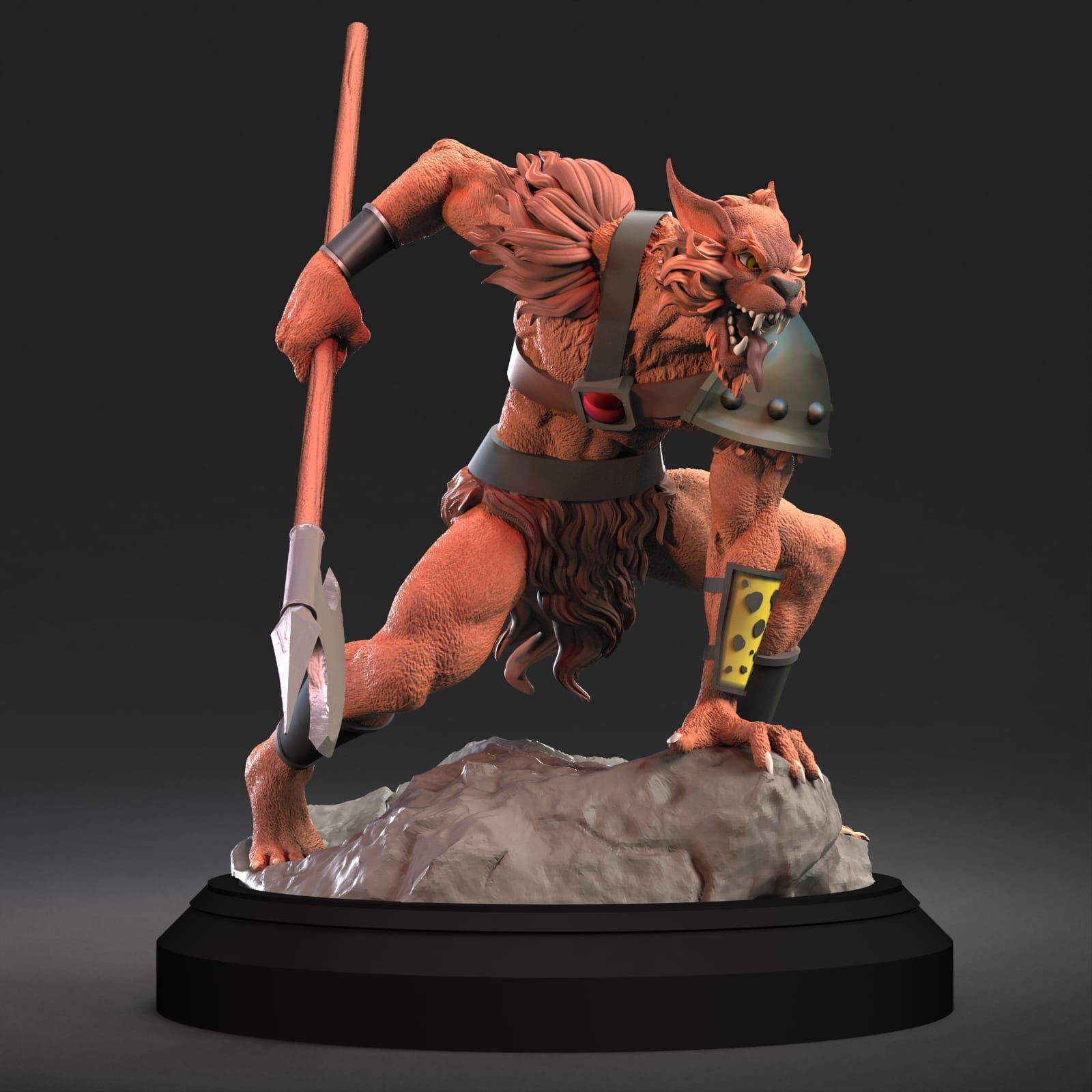 Jackalman Thundercats Lunatacs STL 3d printing collectibles 3D print model_5