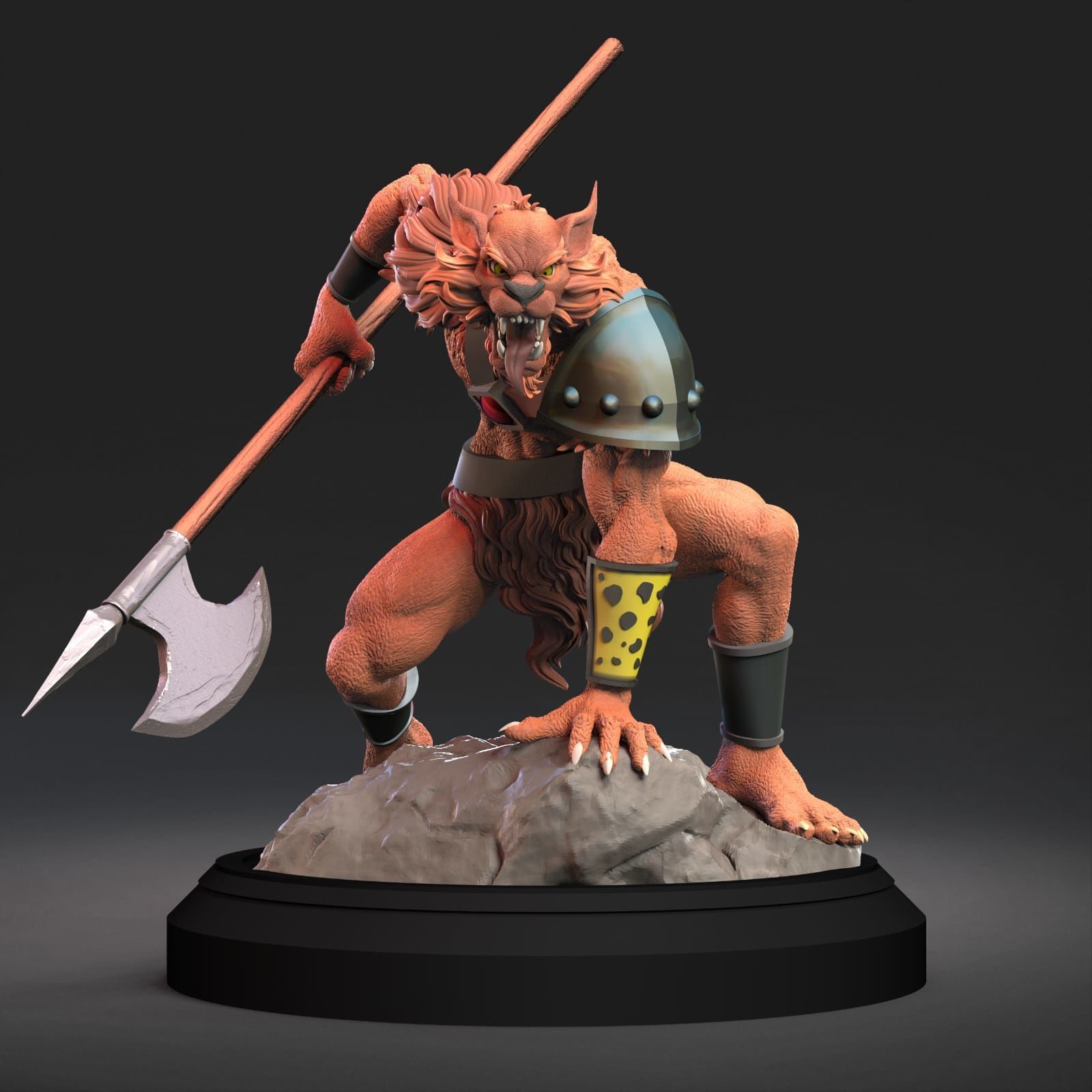 Jackalman Thundercats Lunatacs STL 3d printing collectibles 3D print model_4