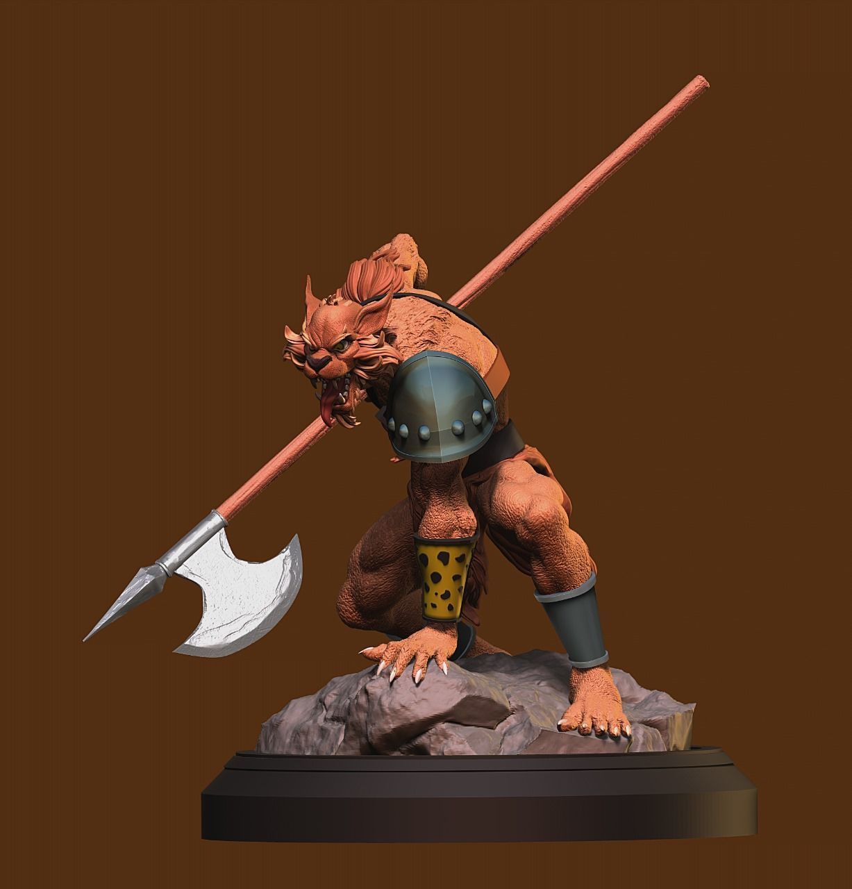Jackalman Thundercats Lunatacs STL 3d printing collectibles 3D print model_8