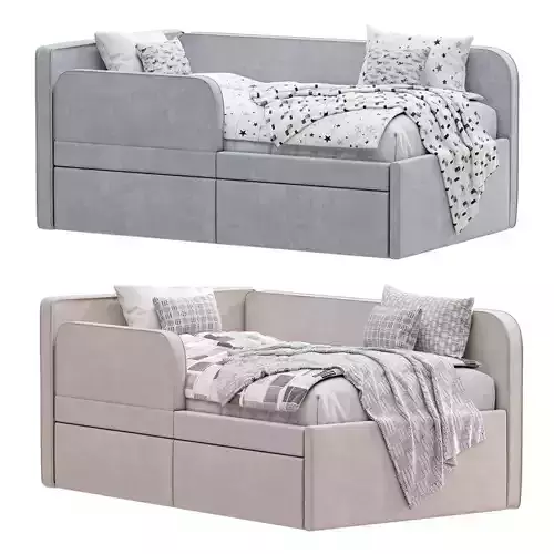 Bari Kids Bed By Woodsoft 3D model