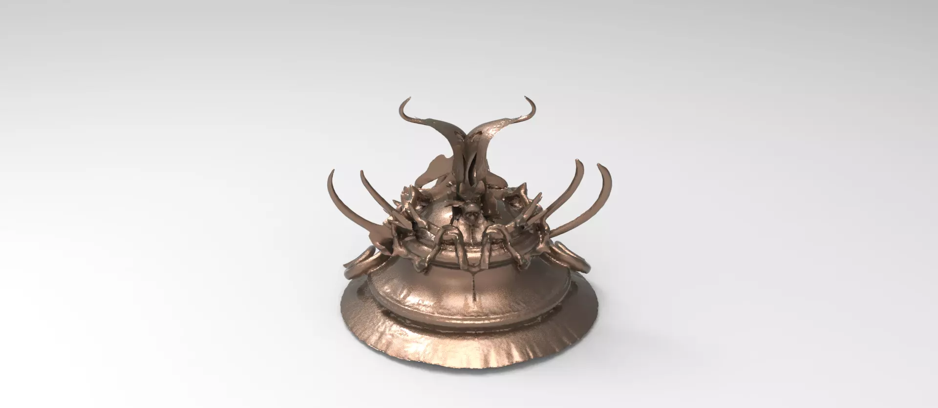 Halloween ivy stand curve  3D model_0