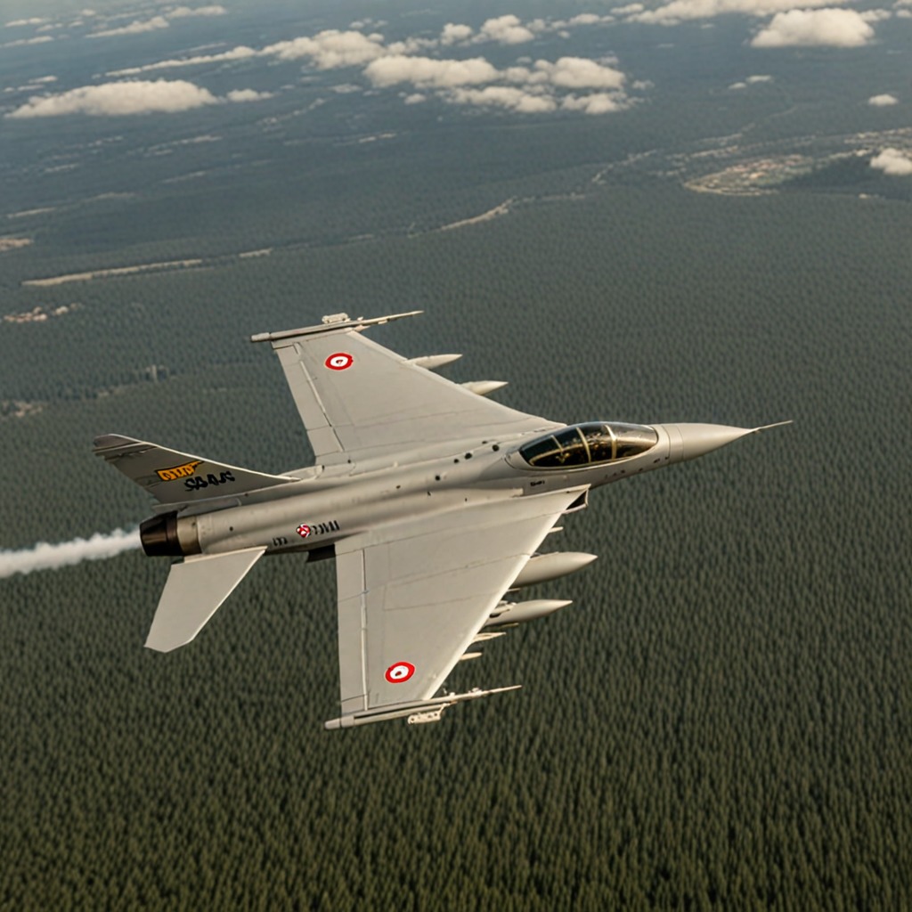 Saab JAS 39 Gripen  3D model_1