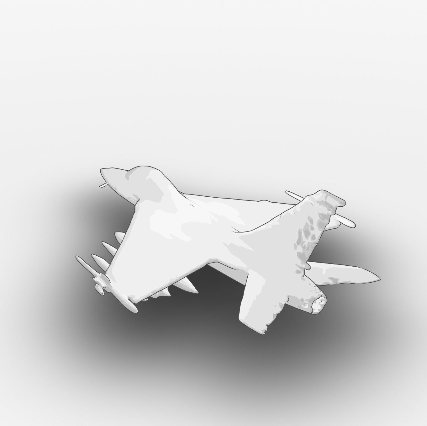 Saab JAS 39 Gripen  3D model_4