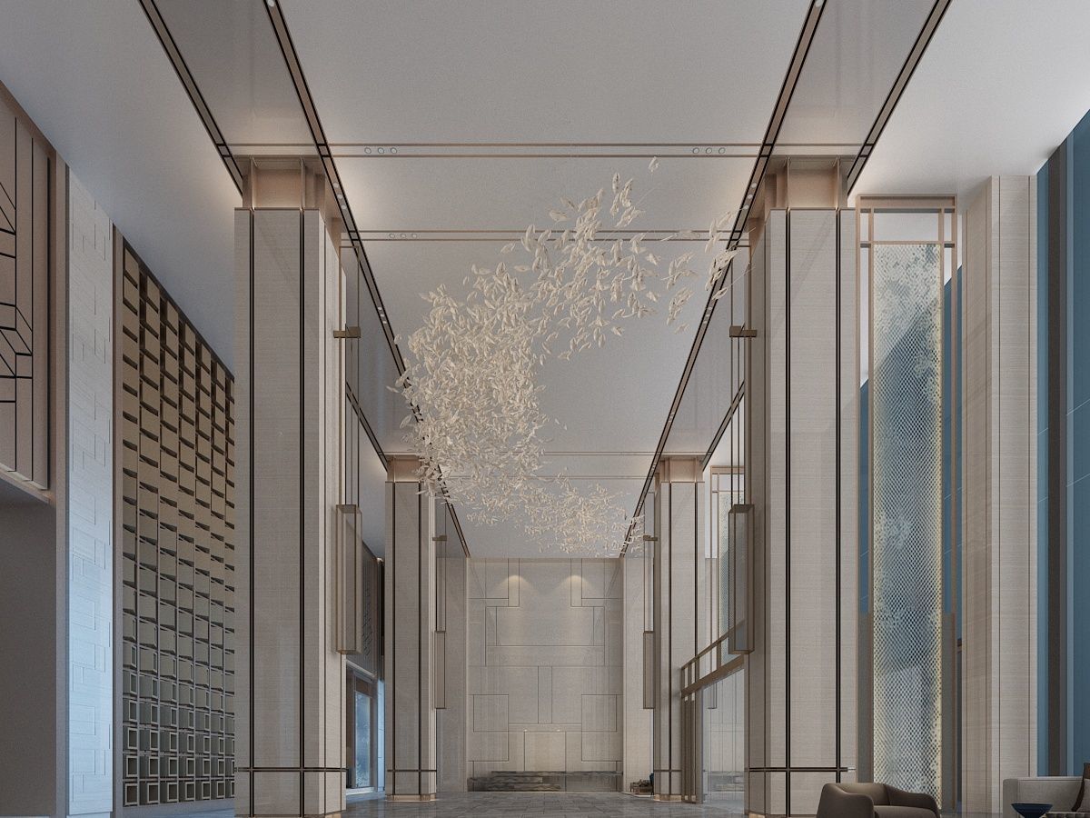 The Hotel Lobby 15 3D model_1