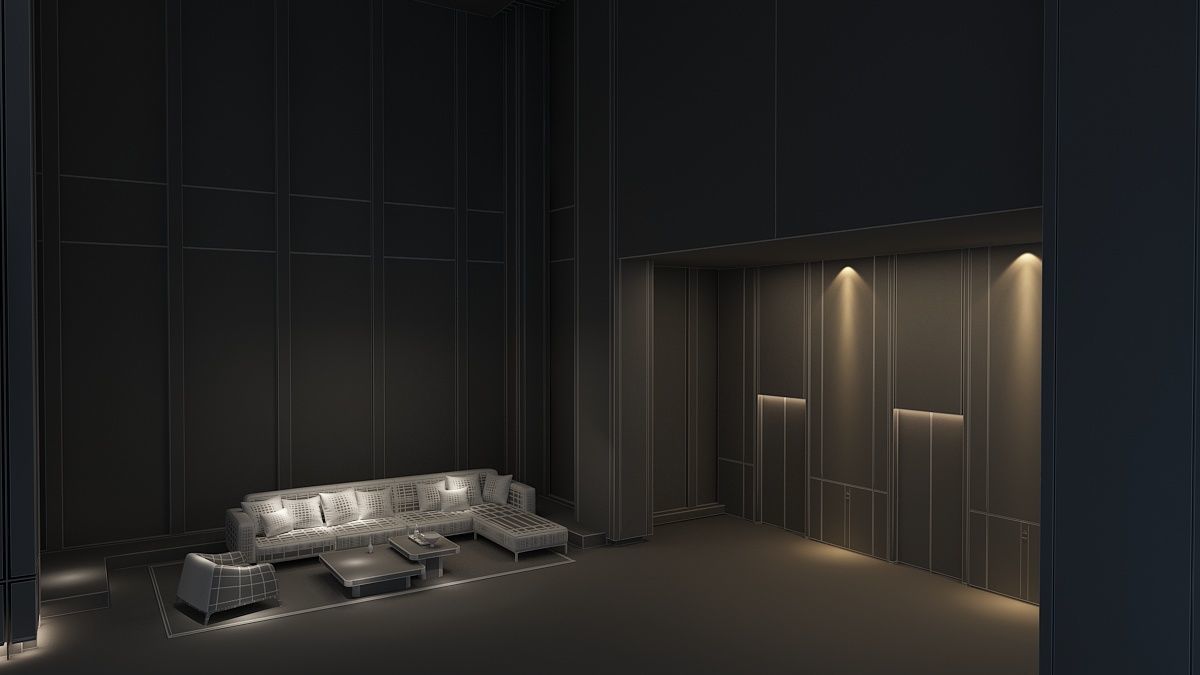 The Hotel Lobby 15 3D model_17