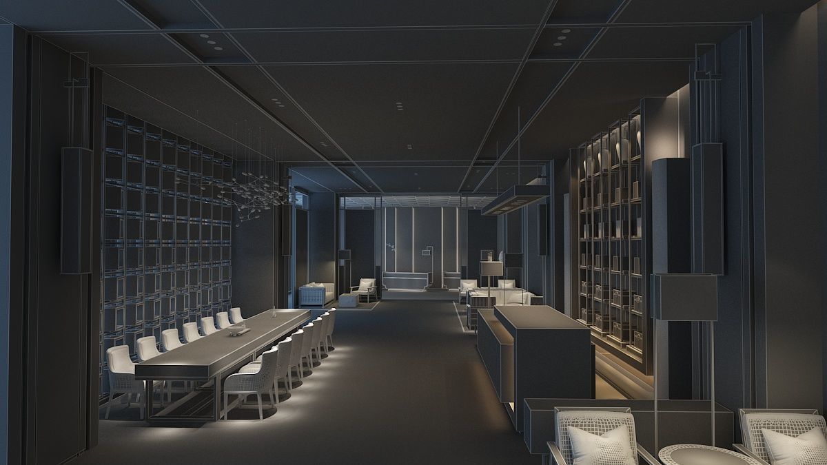 The Hotel Lobby 15 3D model_15